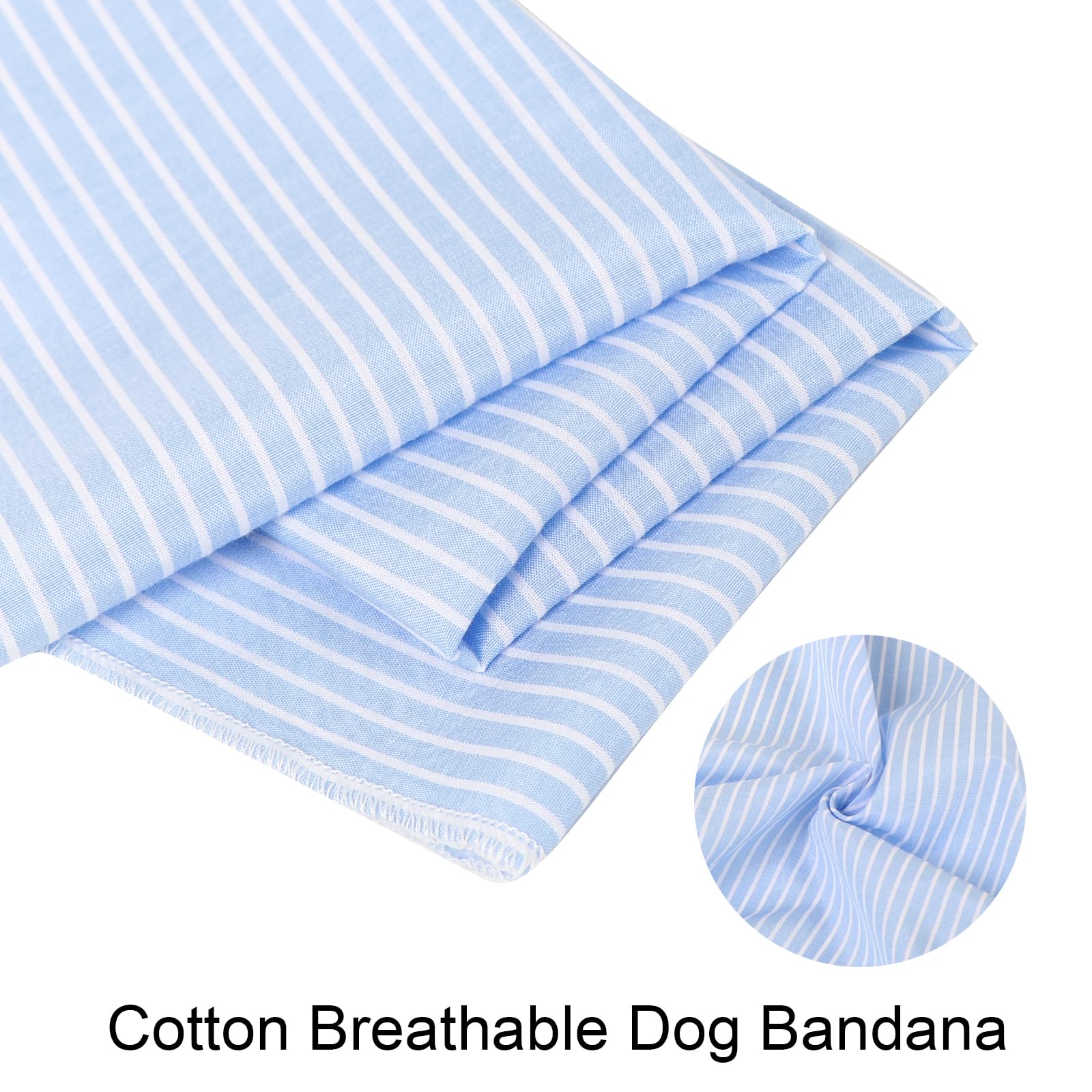 Aring Pet Summer Dog Bandana-Cute Blue Dog Bandanas, Comfortable Pet Scarf Dogs Triangle Bibs For Small To Large Boy Girl Dogs A