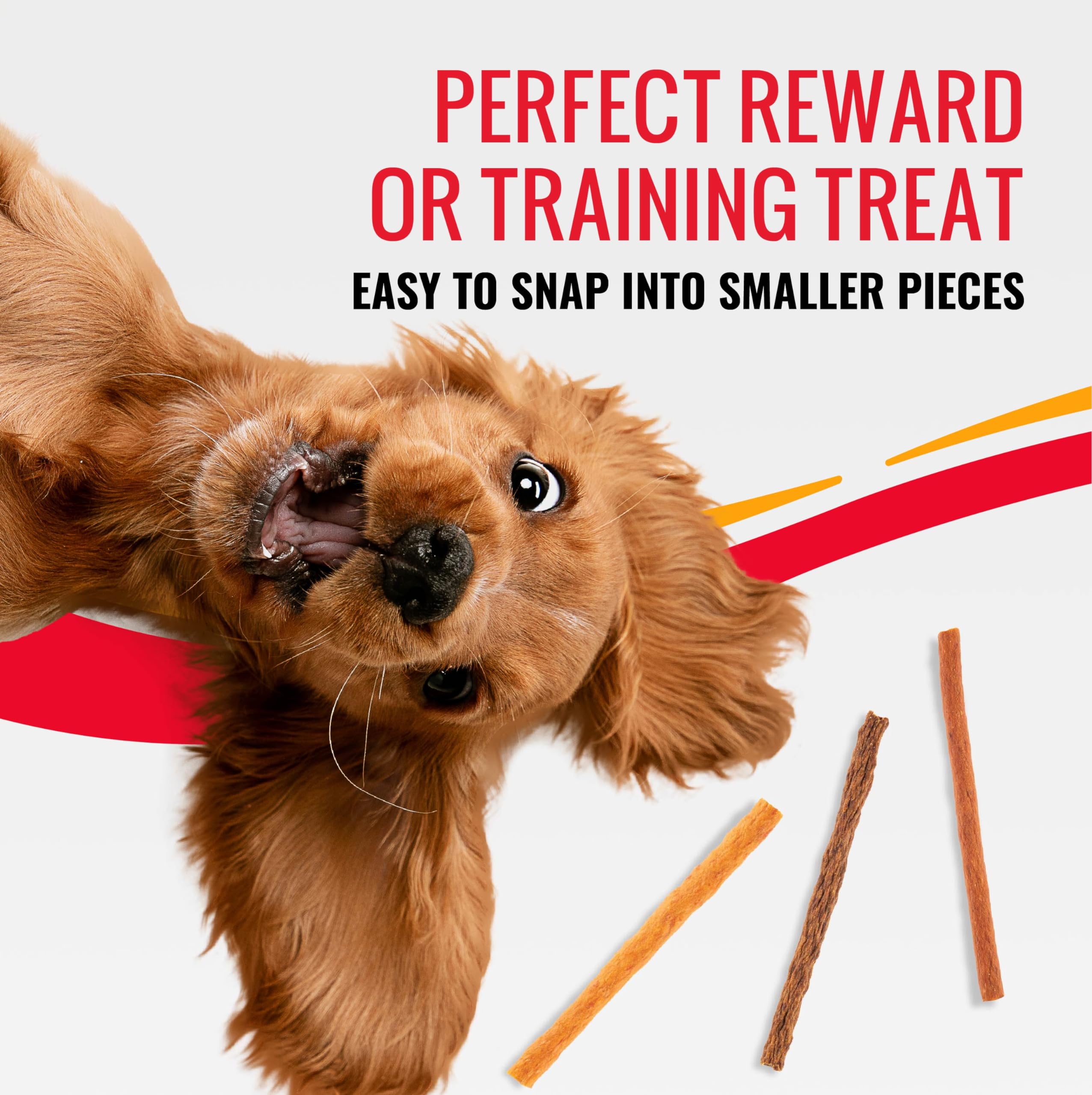 Good n Tasty Triple Flavor Snap EMS Gourmet Treats Variety Pack for All Dogs, 15 Count, Reward or Training Treat Made with Rea