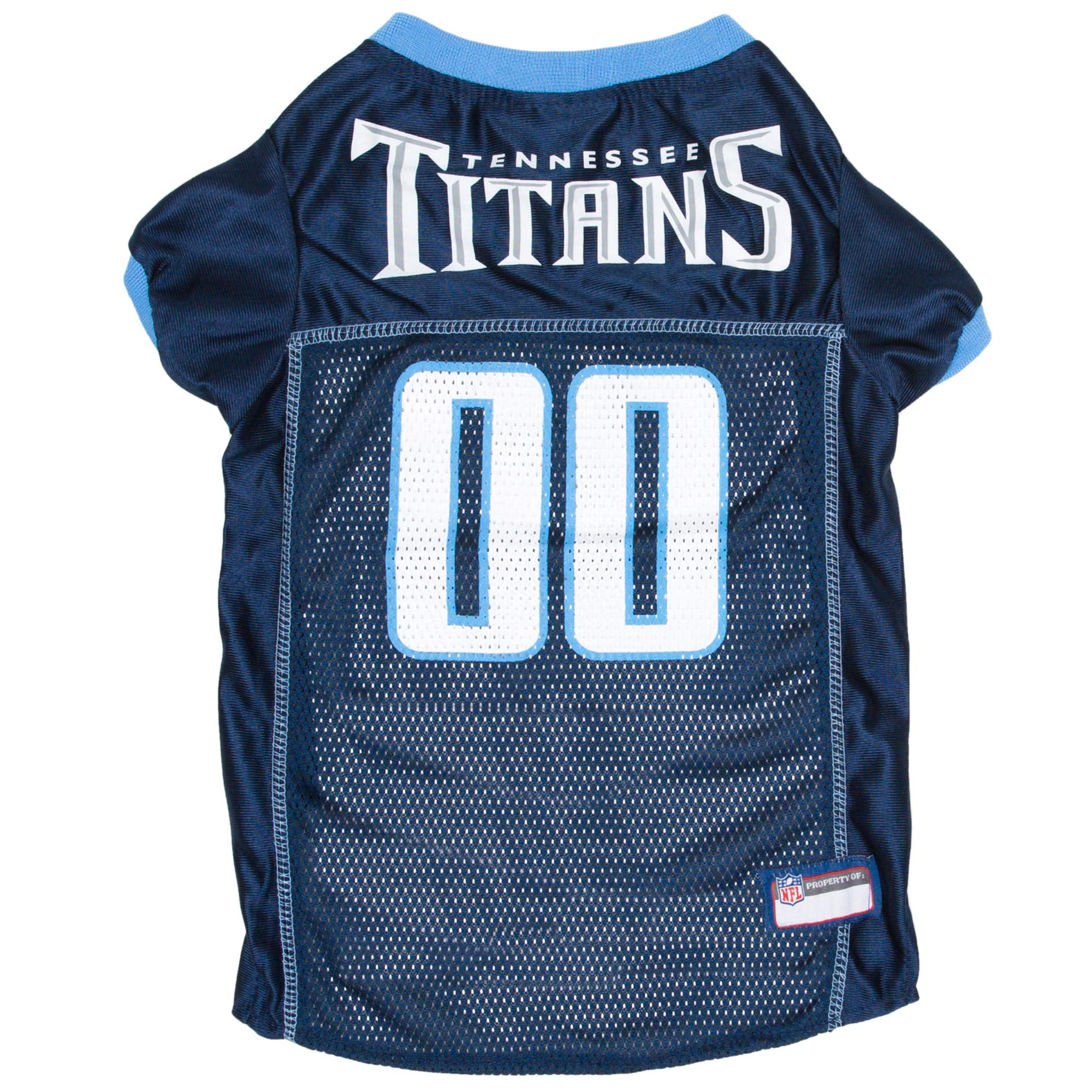 Nfl Tennessee Titans Dog Jersey, Size: Large. Best Football Jersey Costume For Dogs & Cats. Licensed Jersey Shirt