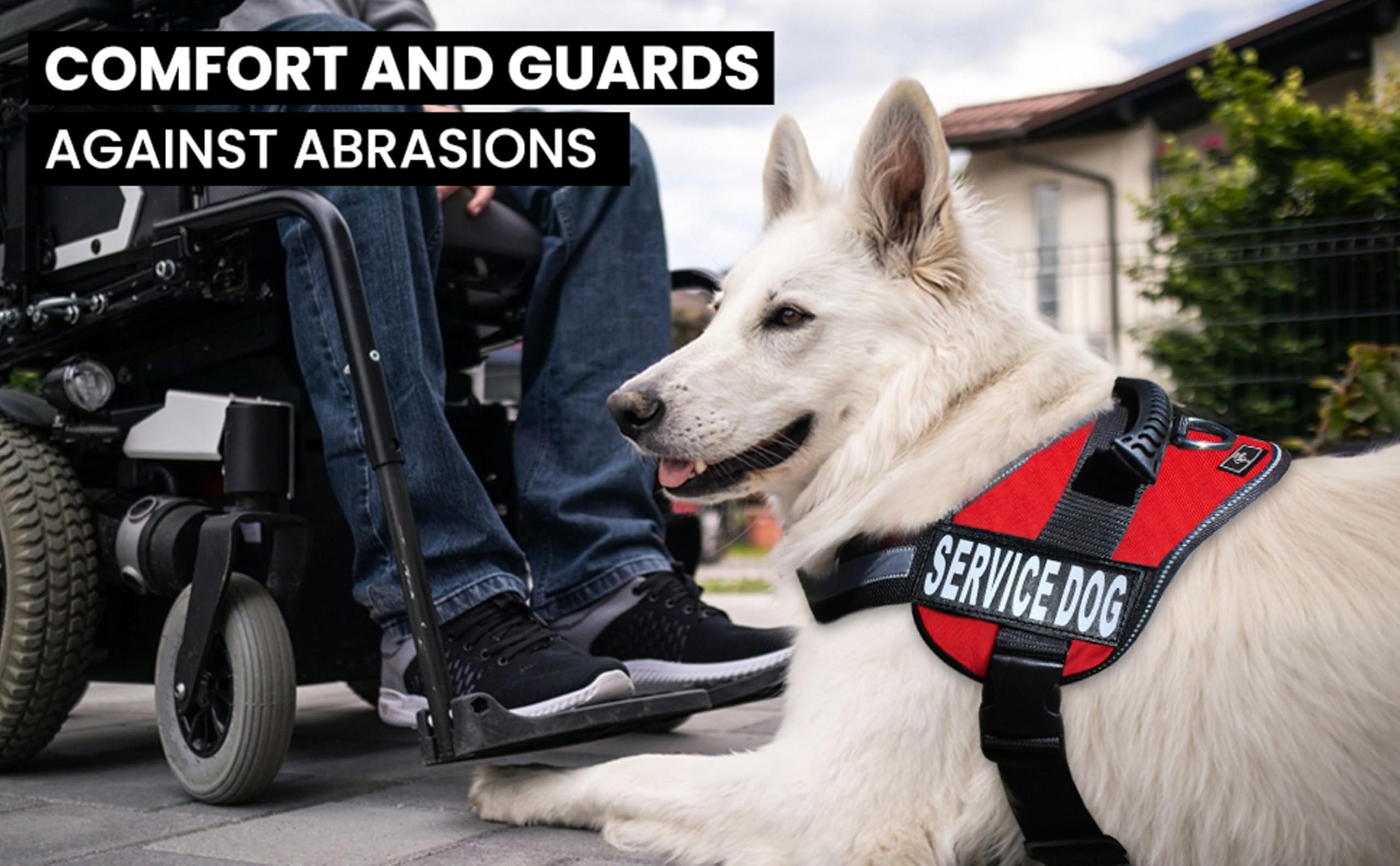 Doggie Stylz Service Dog Vest - Durable And Reflective Service Dog Harness, Adjustable Service Animal Vest For Dogs, Xxs, Xs, Me