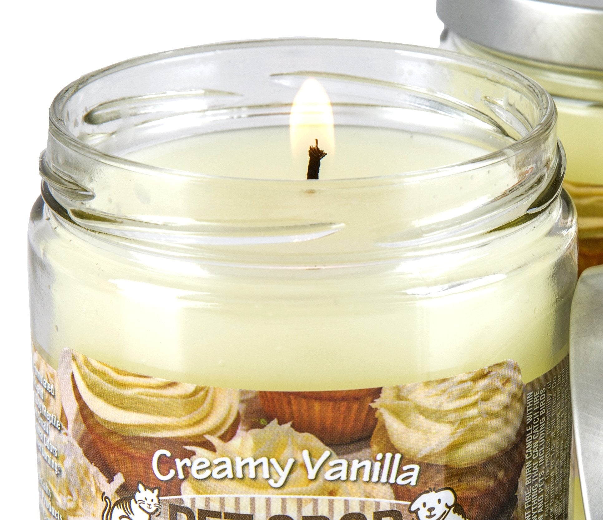 Specialty Pet Products Odor Exterminator Candle, Creamy Vanilla, 13 Ounce Jar (Pack Of 2)
