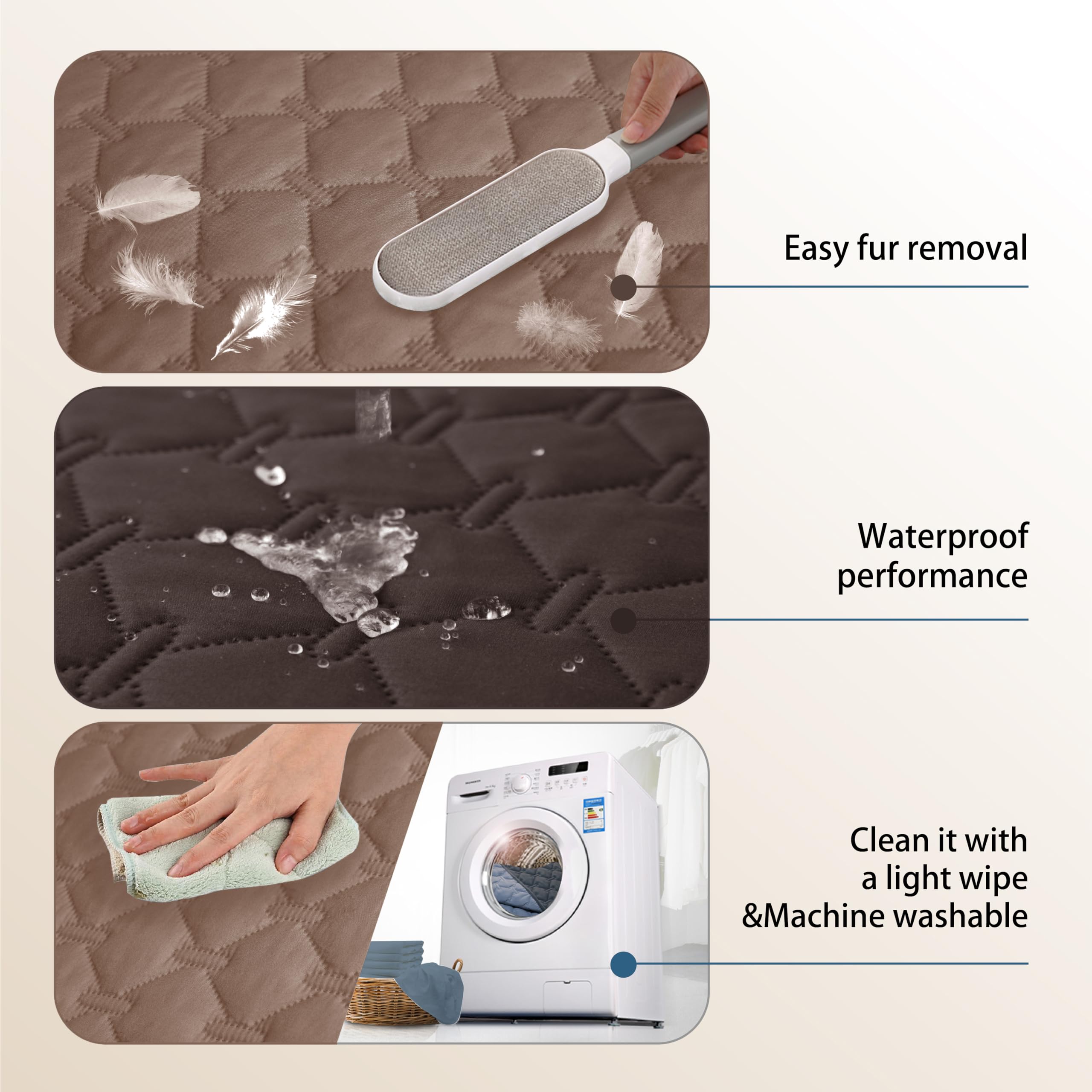 Gogobunny 100% Double Sided Waterproof Dog Blanket Soft Pet Bed Cover Reversible Protect Furniture Couch Sofa Car For Puppy Dog