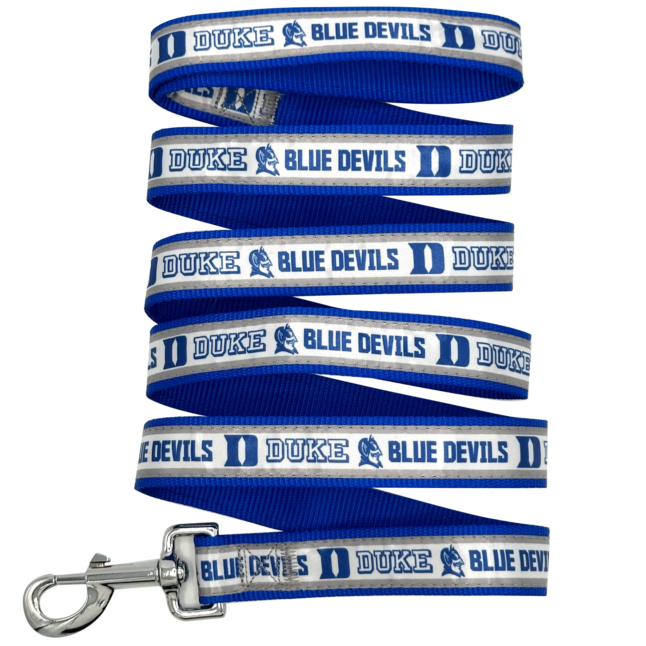Ncaa Pet Leash, Large, Duke Blue Devils, Dog Leash, Shiny & Colorful Leash For Dogs & Cats Licensed By The Ncaa