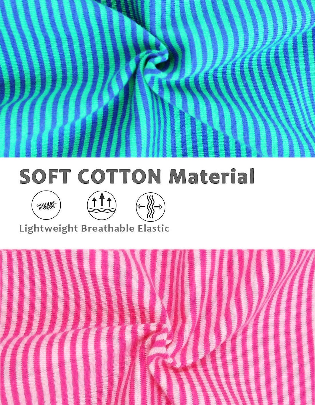 Weone Dog Summer T-Shirts Striped Cotton Vest,Pet Breathable Soft Basic Clothes For Small Medium Larg Boy Girl Dogs,L