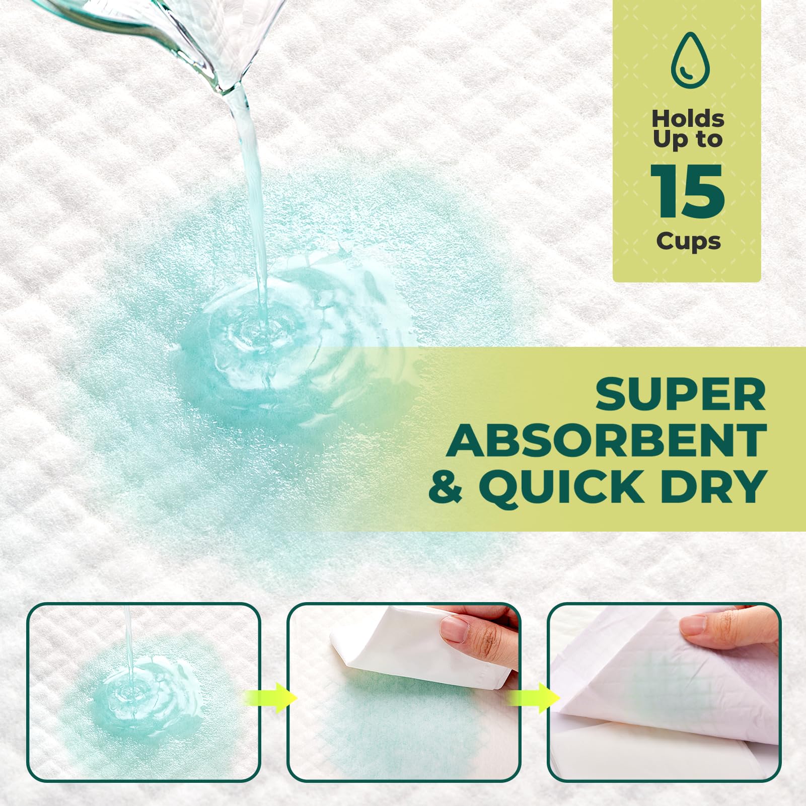 Cat Pads Refills for Tidy Cats Breeze Litter System - Super Absorbent 6-Layer Pads for Odor Control, Lavender Scented - 16.9 x 1