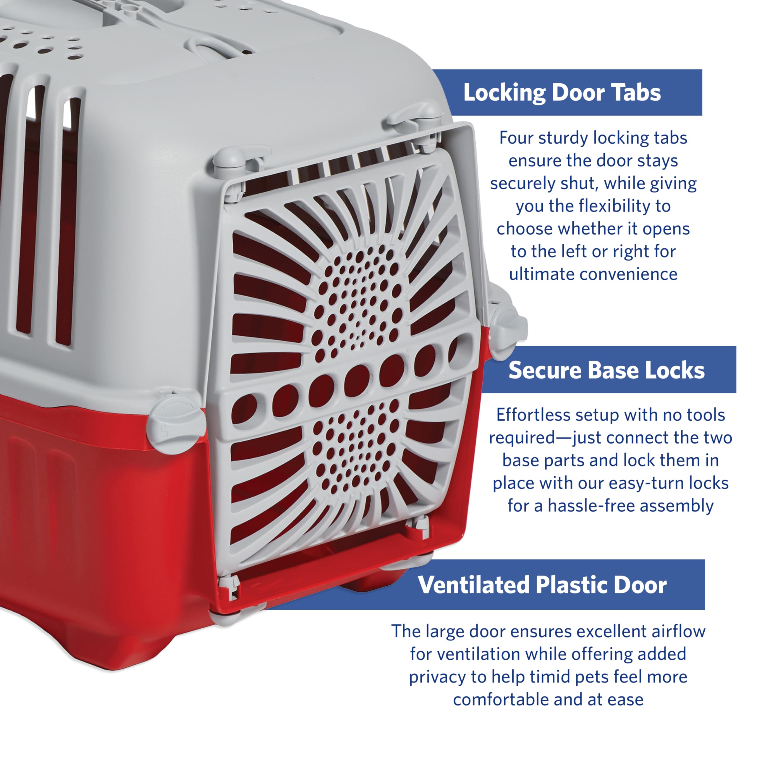 MidWest Spree Travel Pet Carrier | Hard-Sided Pet Kennel Ideal for XS Dog Breeds, Small Cats & Small Animals | Dog Carrier Measu