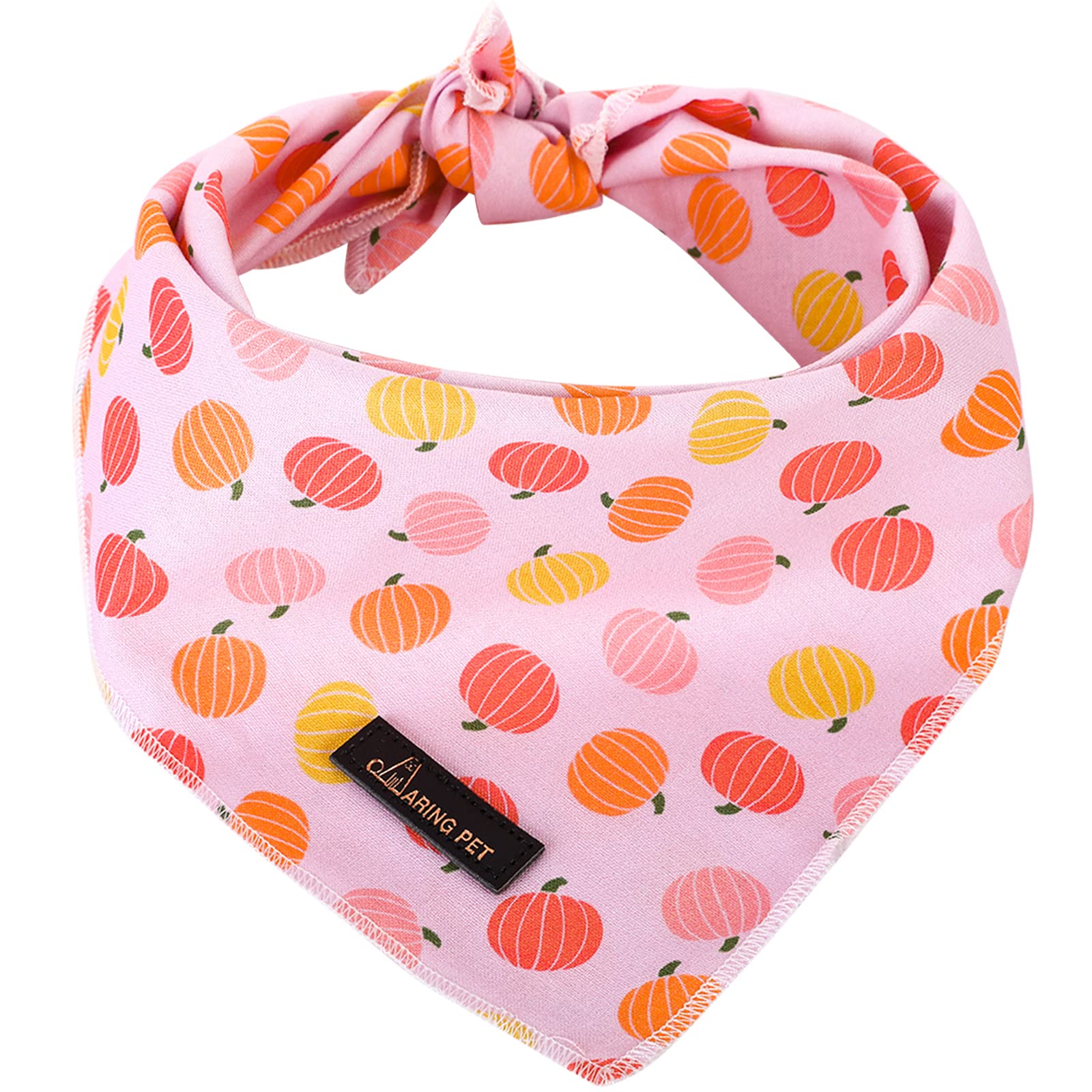 Aring Pet Halloween Dog Bandana-Cotton Pumpkin Dog Bandanas, Soft Comfortable Cute Dog Triangle Bibs Scarf For Small To Large Bo
