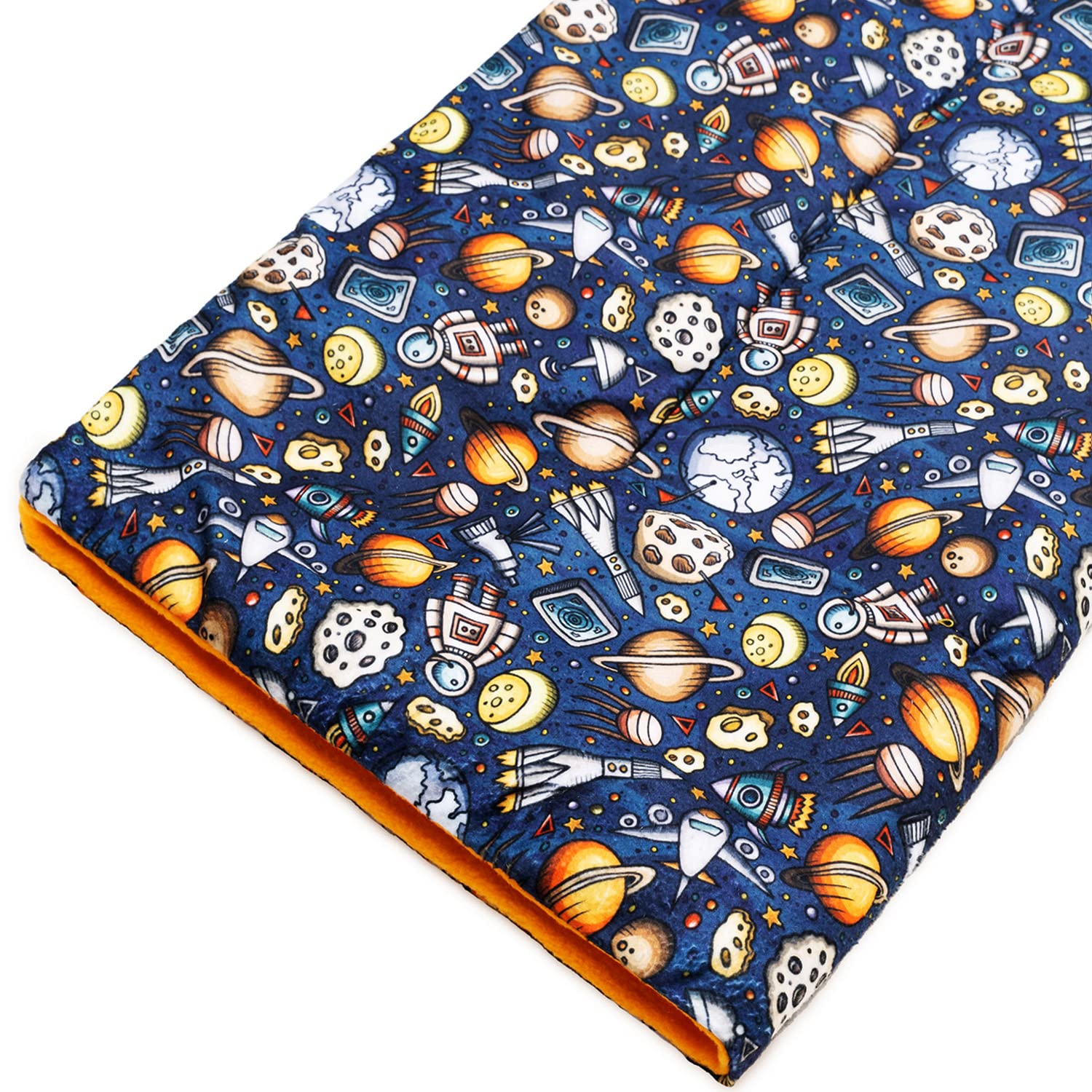 Kameiou Space Rocket Polar Fleece Guinea Pig Cage Liner Bedding For Small Animals Bed Chinchilla Rat Hedgehog Polar Fleece Bunny