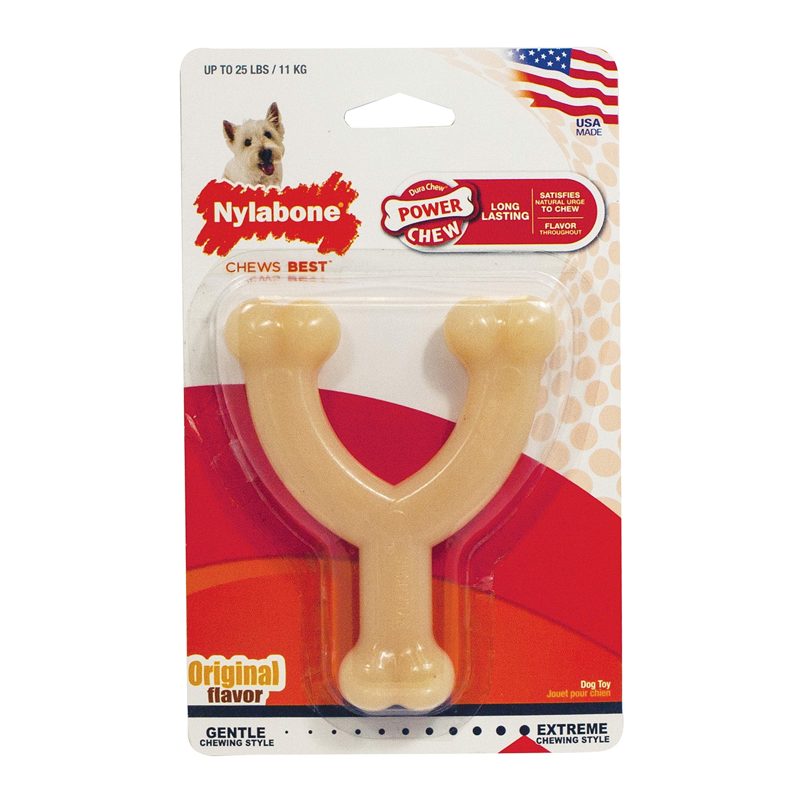 Nylabone Wishbone Dog Chew Regular - 1 Toy