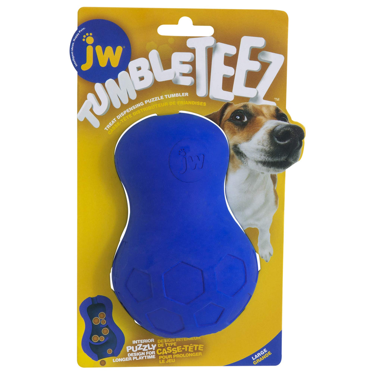 Jw Tumble Teez Puzzler Treat Dispenser, Large