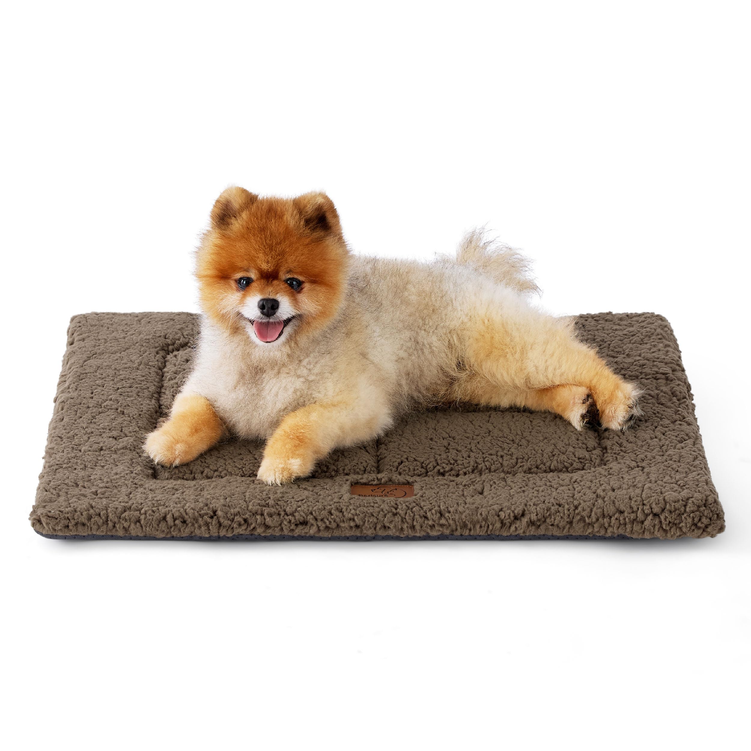 Bedsure Washable Dog Crate Bed For Small Dogs, Reversible Foam Floor Pet Mat, Versatile Lightweight Pet Crate Pad For Cages