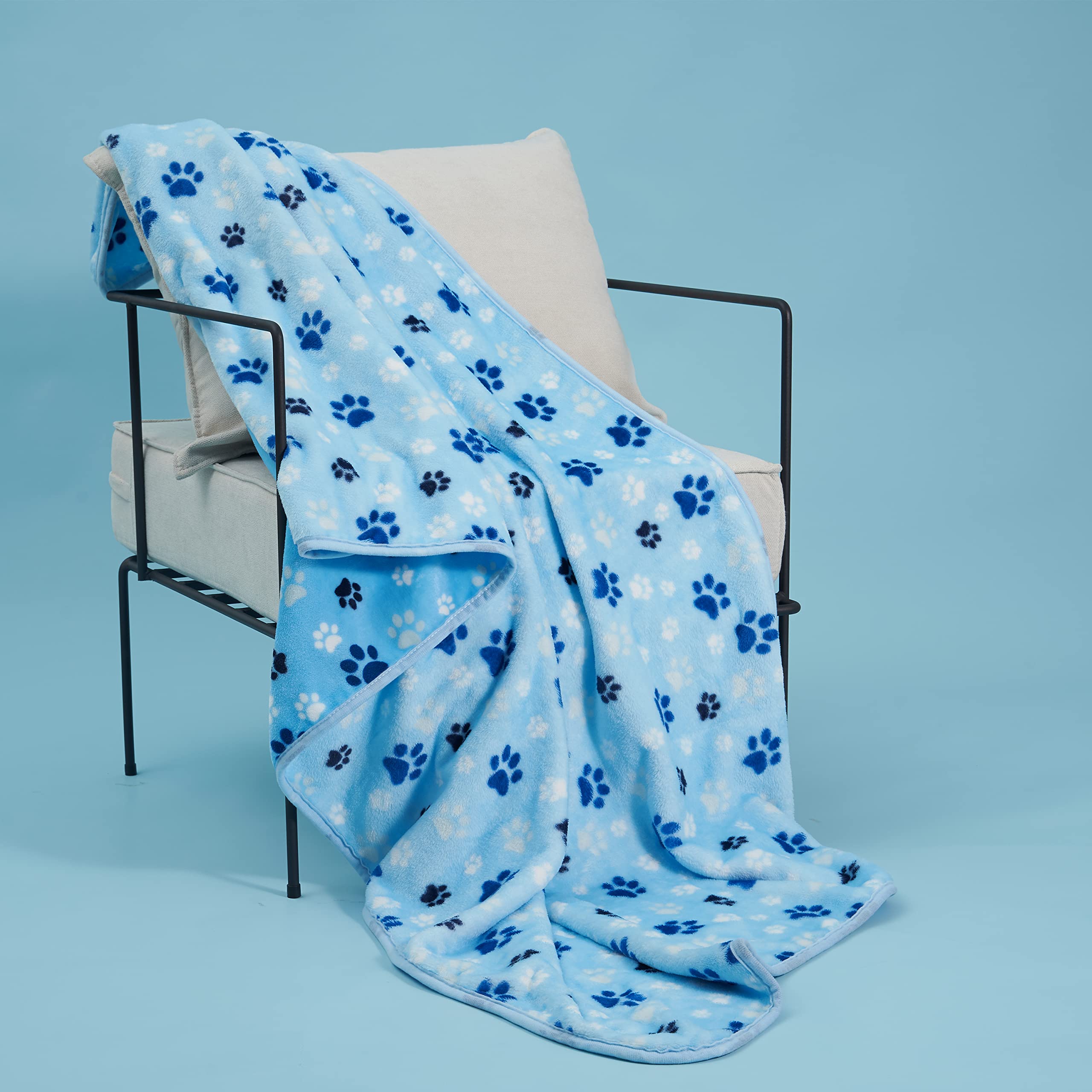 Allisandro Luxurious Dog Blanket, 350 Gsm Super Fuzzy Microplush Fleece Pet Blankets For Small Medium Large Dogs And Cats, Pink