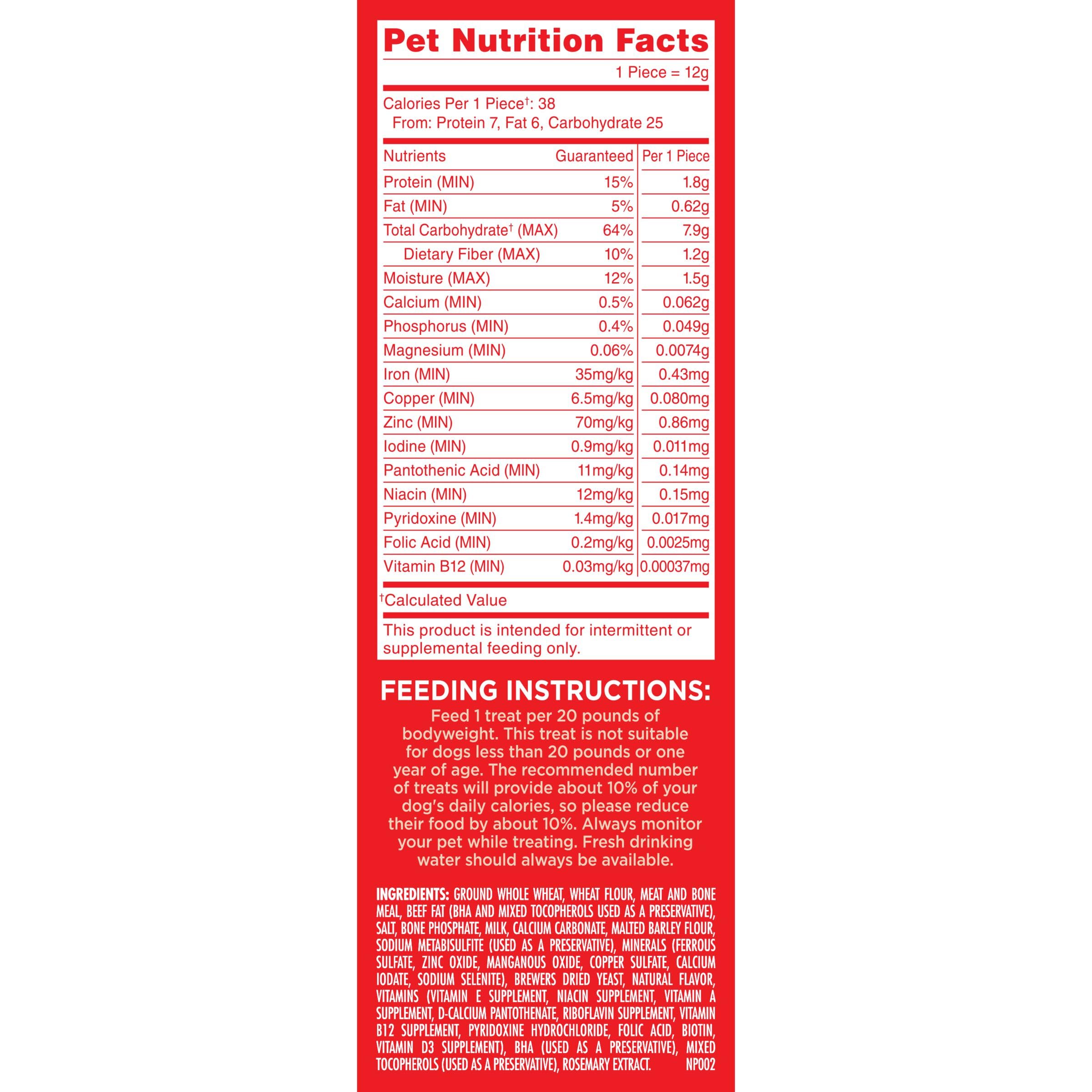 Milk-Bone Original Biscuits, Medium Dog Treats, 4 Pound Box