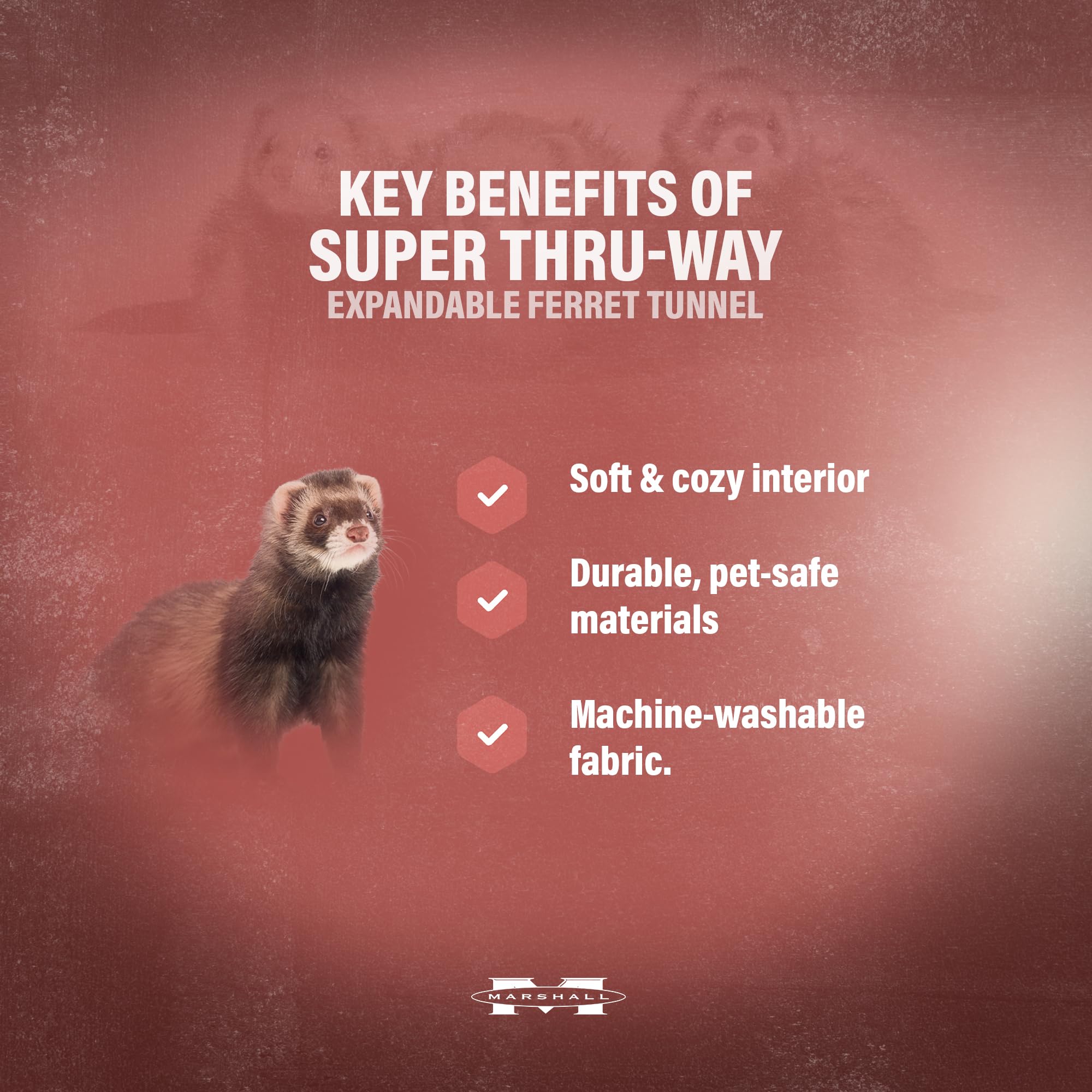 Marshall Pet Products Ferret Turtle Tunnel Toy - Fun Turtle-Shaped Ferret Toy In Green, Encourages Play And Exploration, Durable Design, One Size For Small Pets