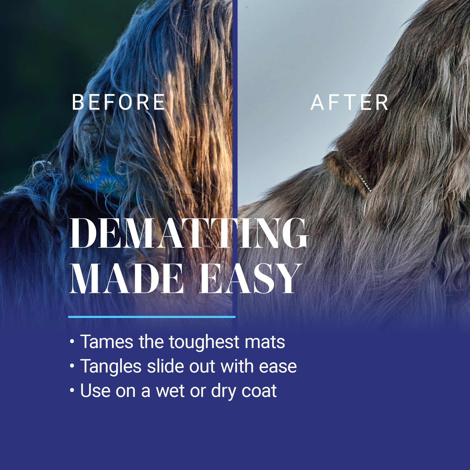 Chris Christensen Ice on Ice Ultra Conditioning Dematting Spray, Dog Conditioner, Groom Like a Professional, Lightweight Formula