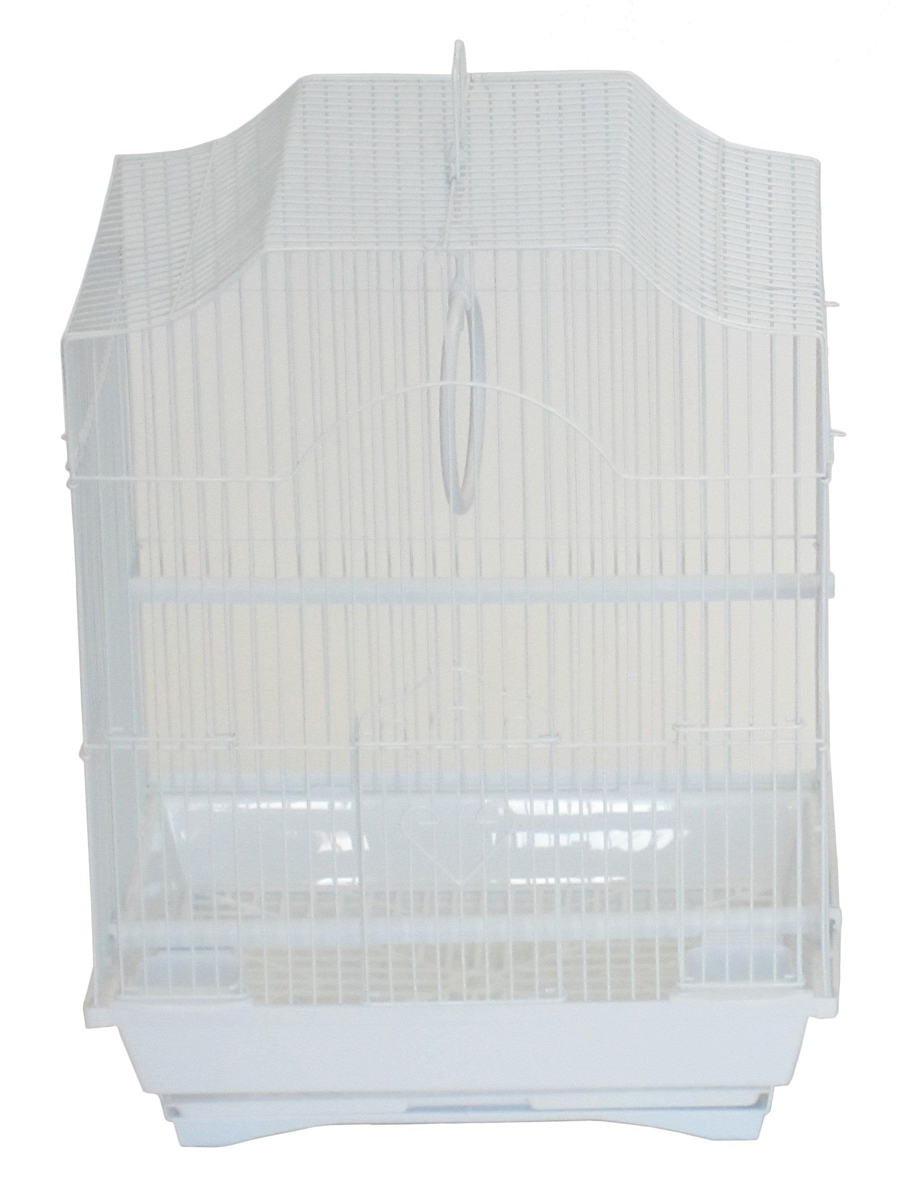 YML A1334WHT Cornerless Flat Top Cage, Medium