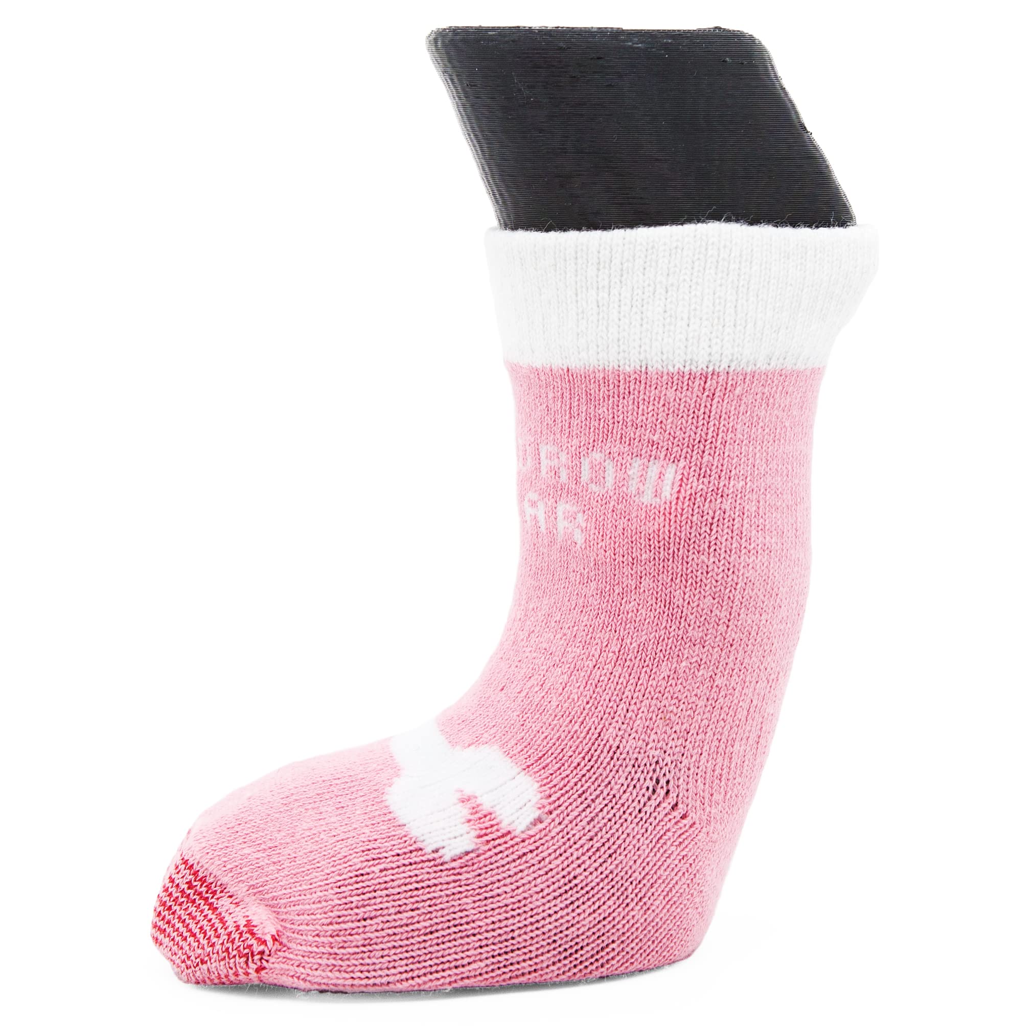 Woodrow Wear, Power Paws Advanced Dog Socks, Pink With A Bone, Xl, Fits 95-130 Pounds