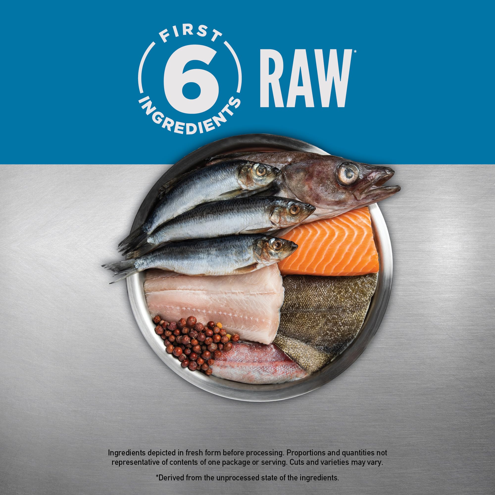 ORIJEN Grain Free High Protein Premium Dry Cat Food Six Fish Recipe 7lb Bag