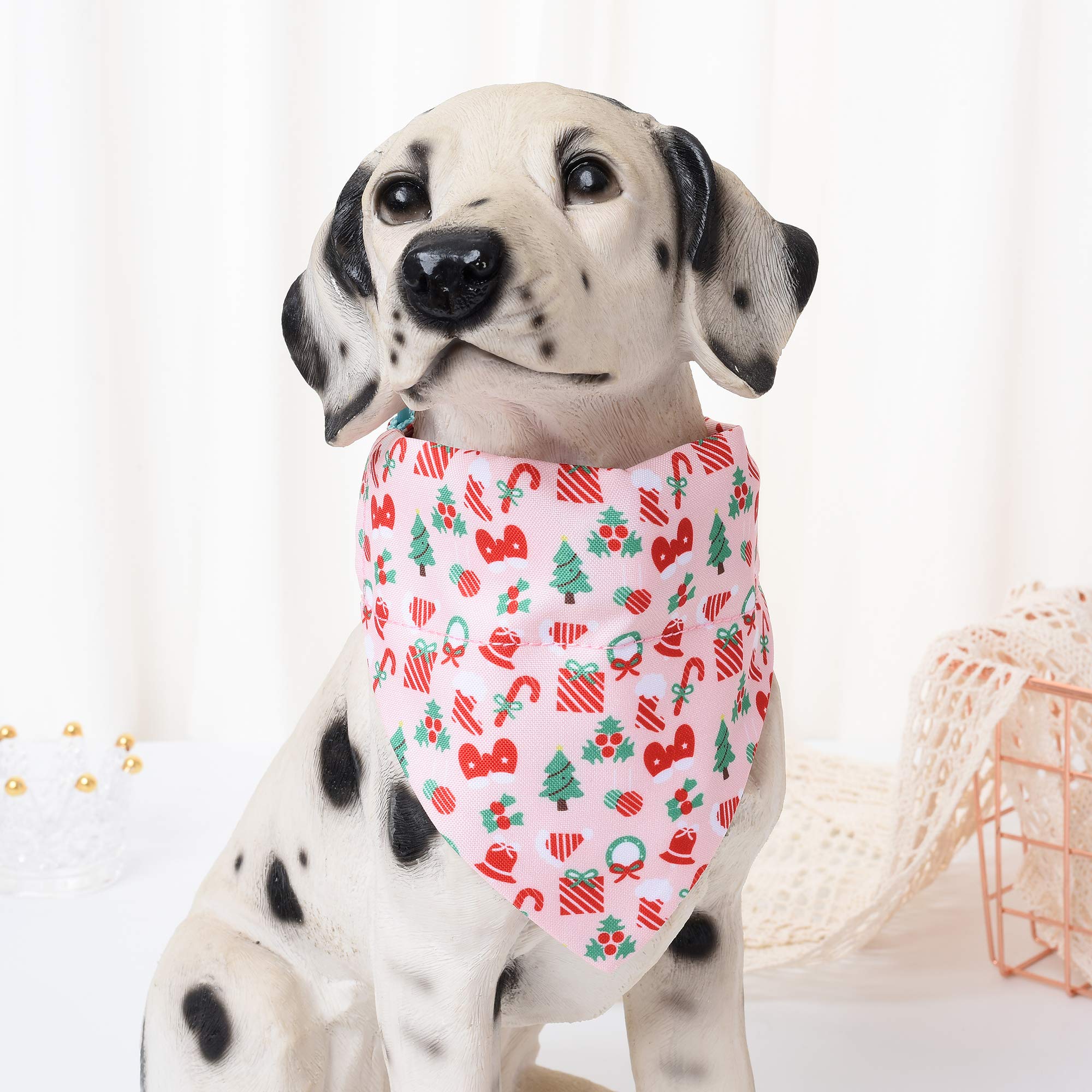 Mile High Life | Girl Dog Collars | Cute Bandana Collar | Soft Poly Cotton Fabric Collars For Small Dogs | Flower & Fruit Patter