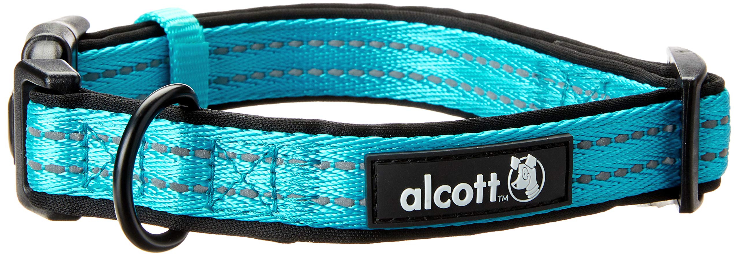alcott Flexi Mariner Adventure Pet Collar, Medium, Blue,CLR MD MA BL