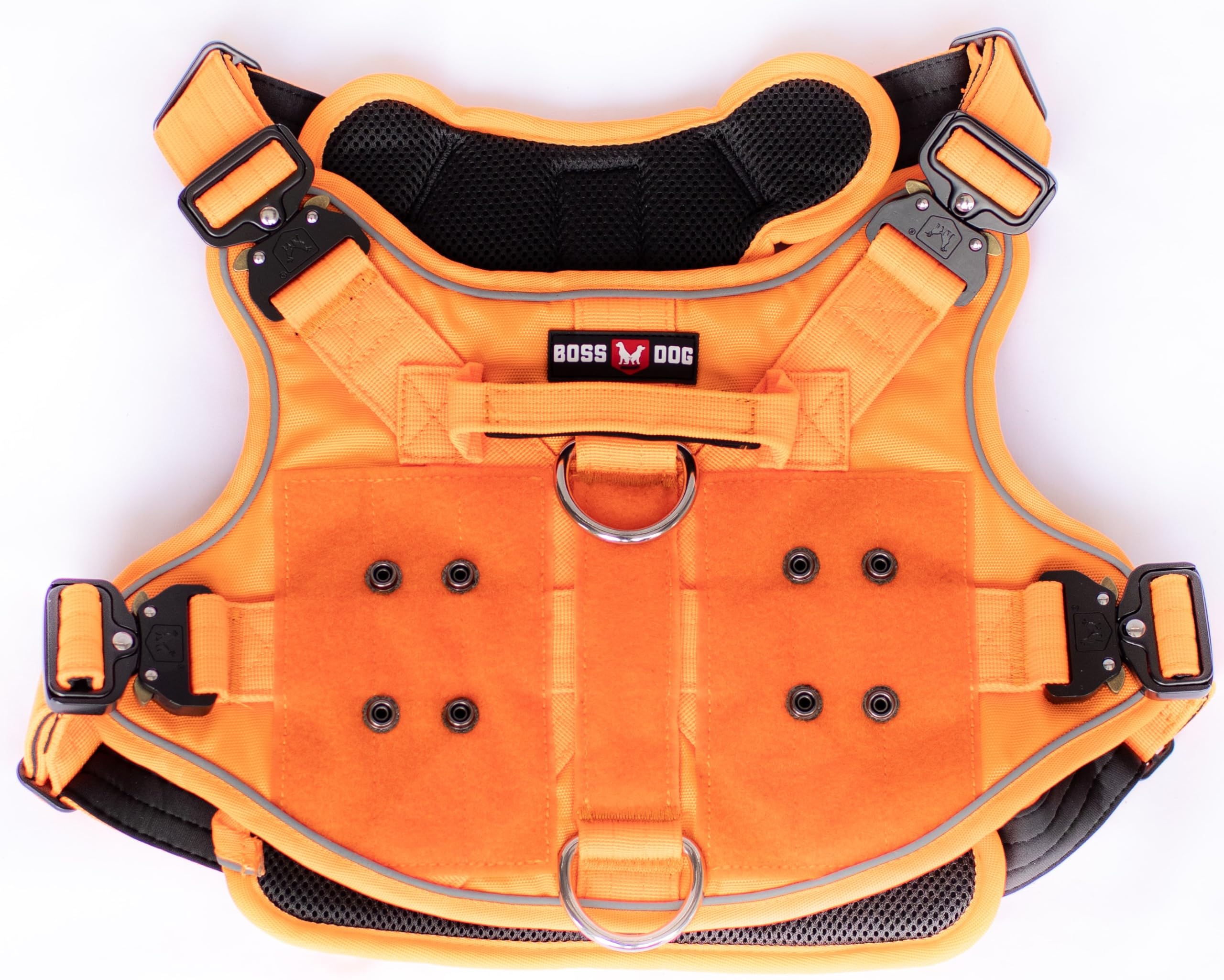 Boss Dog Tactical Harness, Orange, X-Large