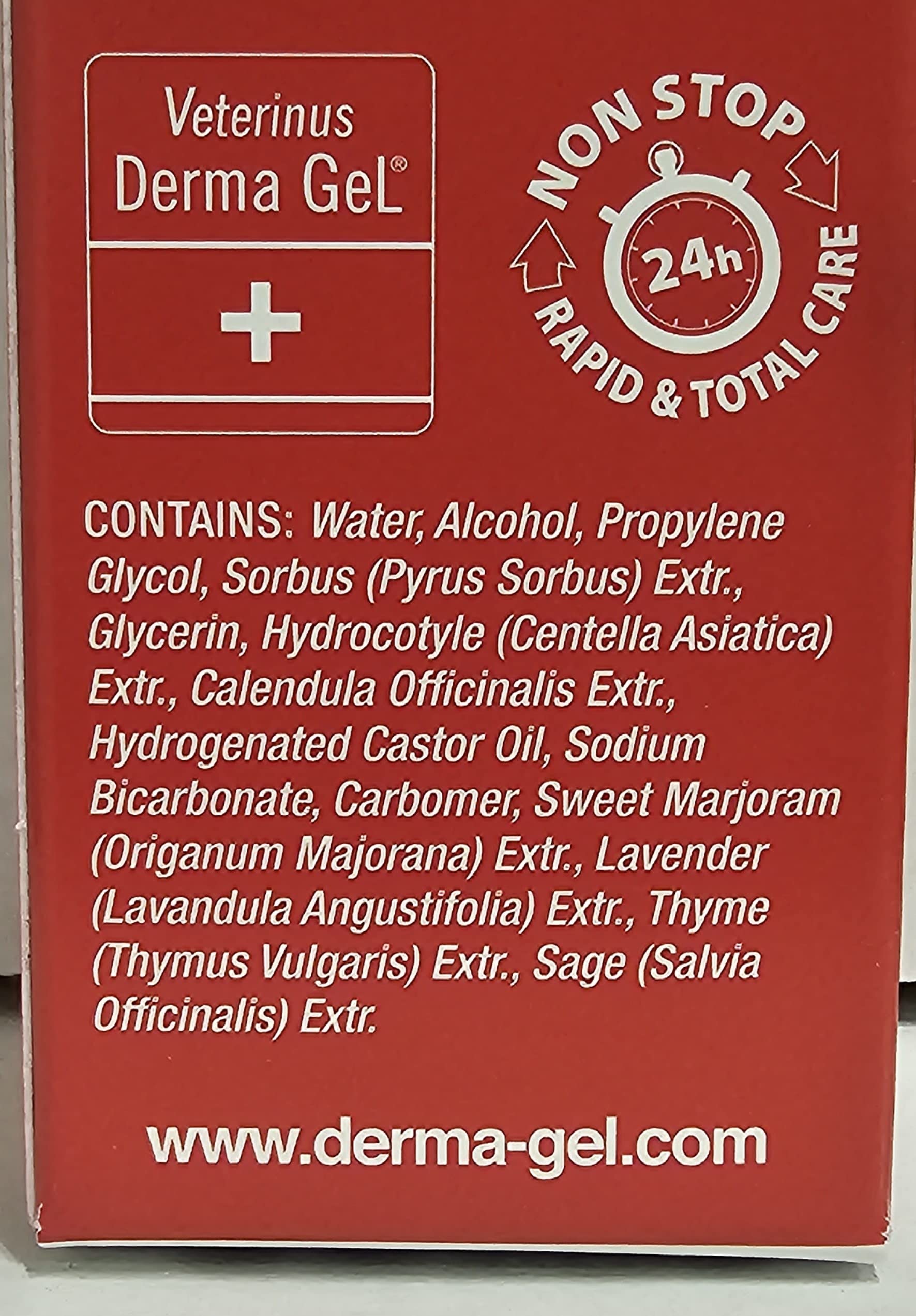 Veterinus Derma GeL 100ml Tube with Bonus 10ml - Skin Care Gel for Irritated Skin, Soothes and Protects