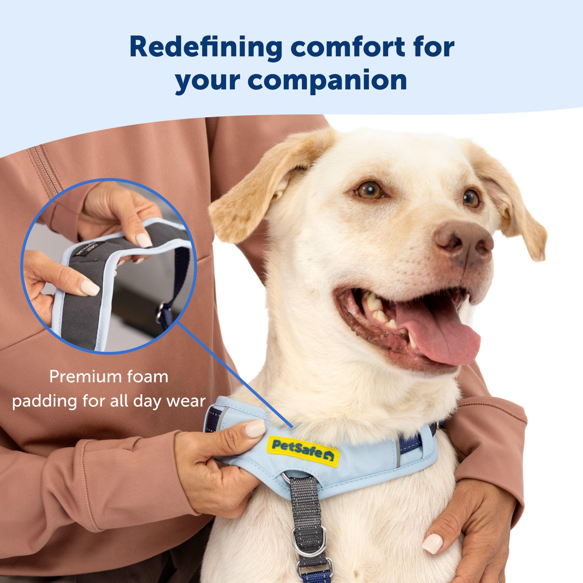 Petsafe Easy Walk Comfort No-Pull Dog Harness Full-Body Padding - Better Walks On The First Use - 5 Points Of Adjustment Large,