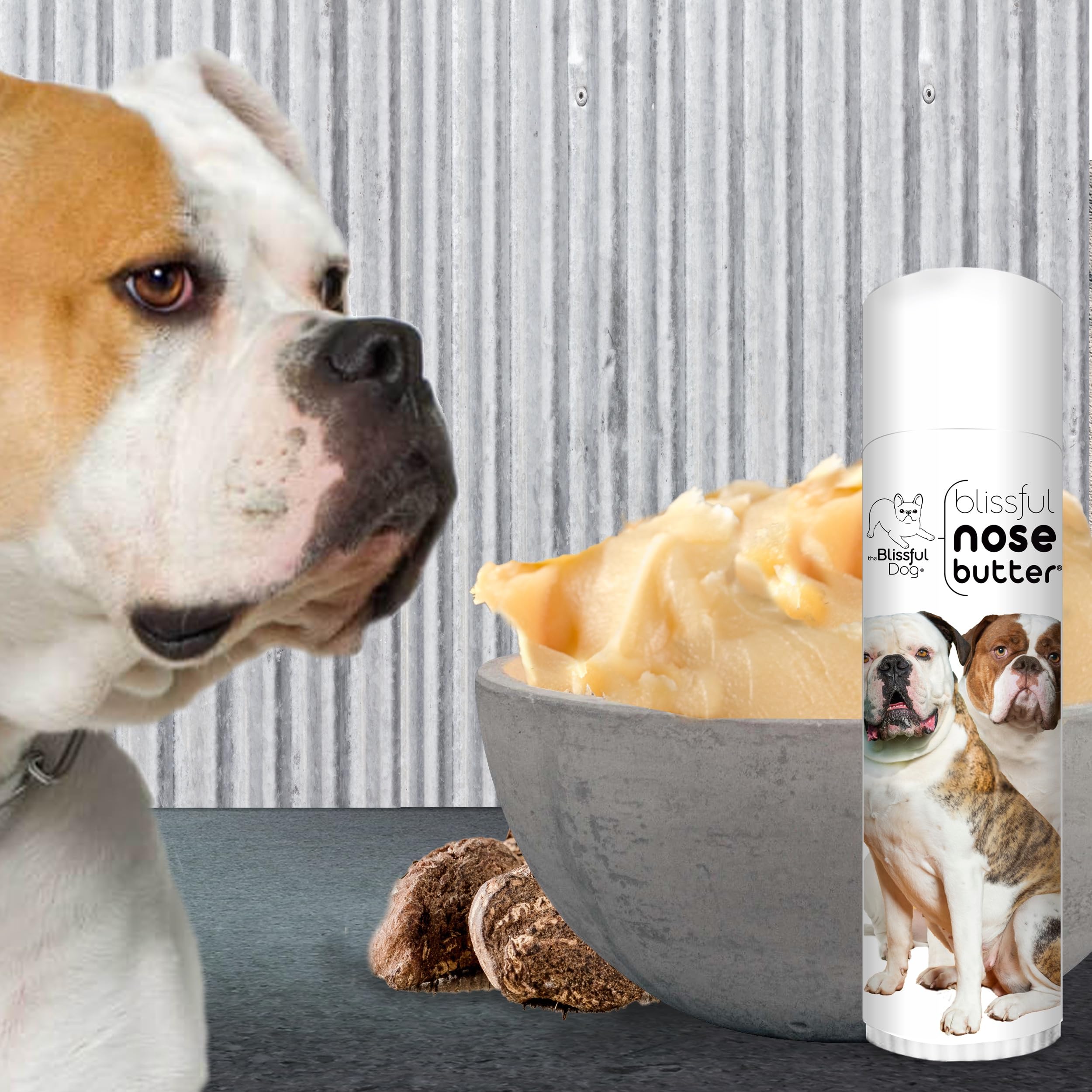 The Blissful Dog American Bulldog Unscented Nose Butter, 0.50-Ounce