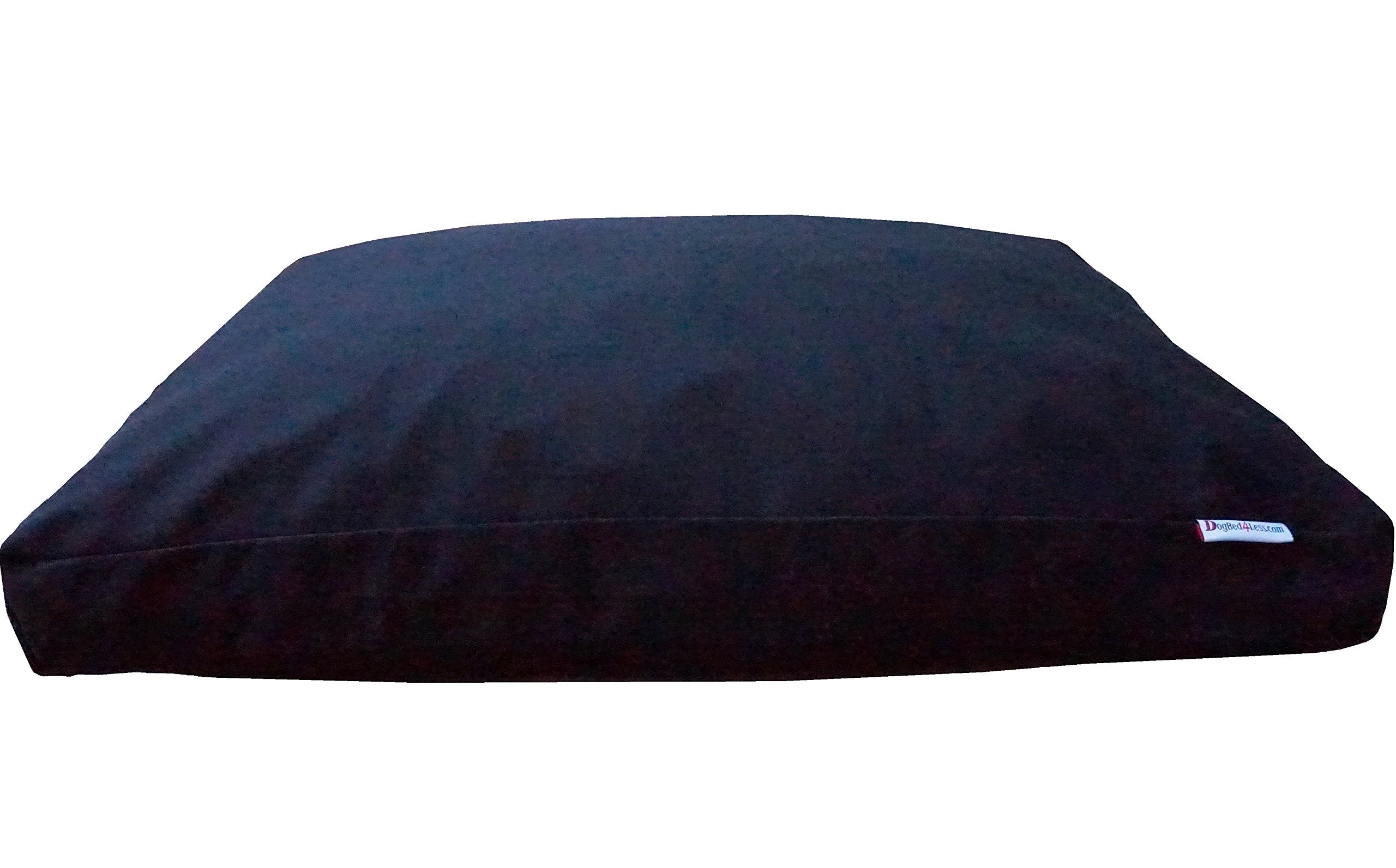 Dogbed4Less Memory Foam Dog Bed For Medium To Large Dogs With Orthopedic Comfort, Waterproof Liner And Durable Canvas Cover 47X2