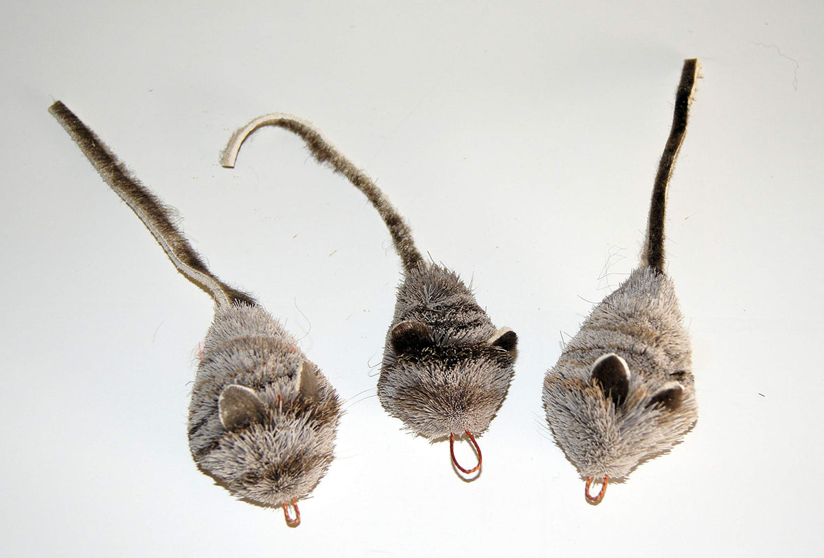 Coolcybercats Fun Rat Pack 3 Pack Of Mice Mouse Refill/Attachment - Fits Wildcat And Popular Bird And Catcher Type Wands/Poles