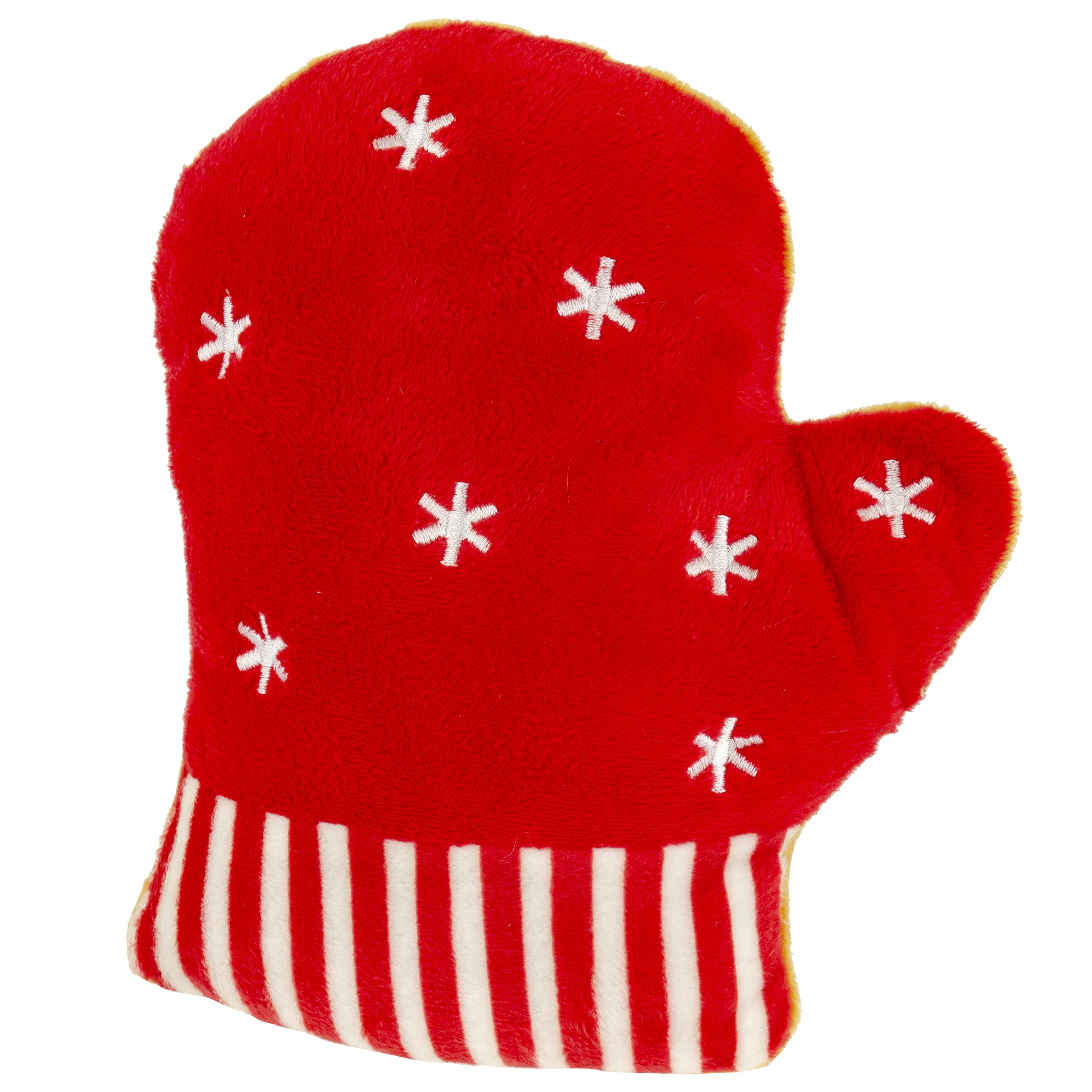 Giftable World Holiday Plush Pet Toy Fun For Christmas Designs With Squeaker Dog Chew Toy (6'' Holiday Snowman Cookies 2 Pcs)