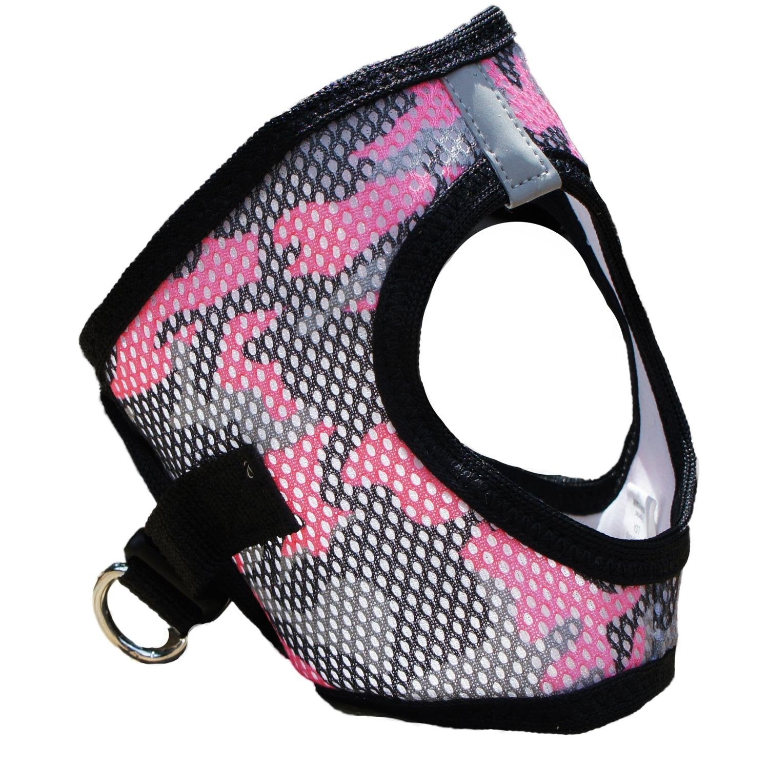 American River Camo Choke Free Dog Harness - Pink