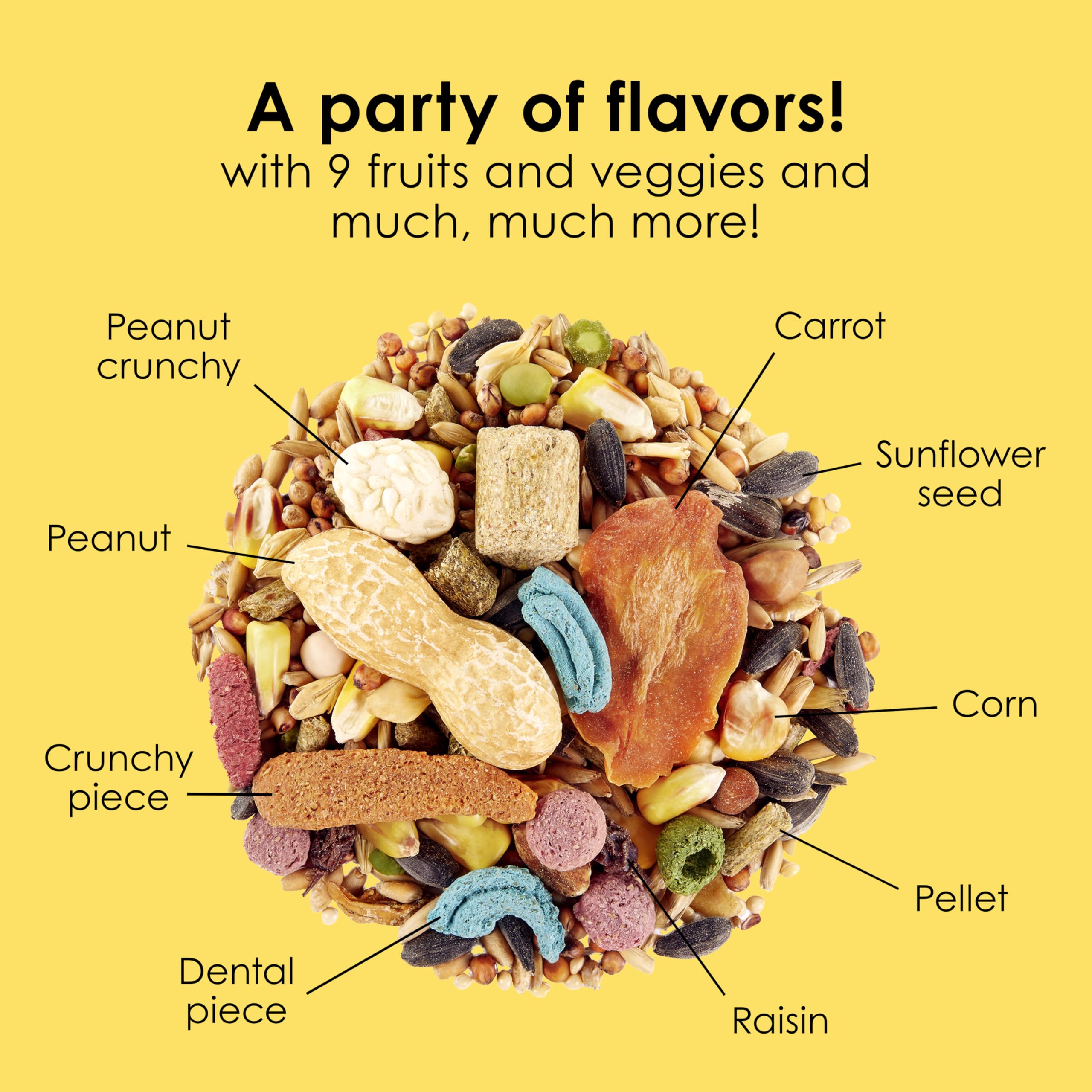Kaytee Fiesta Mouse & Rat Food Flavor Medley 15 Pounds