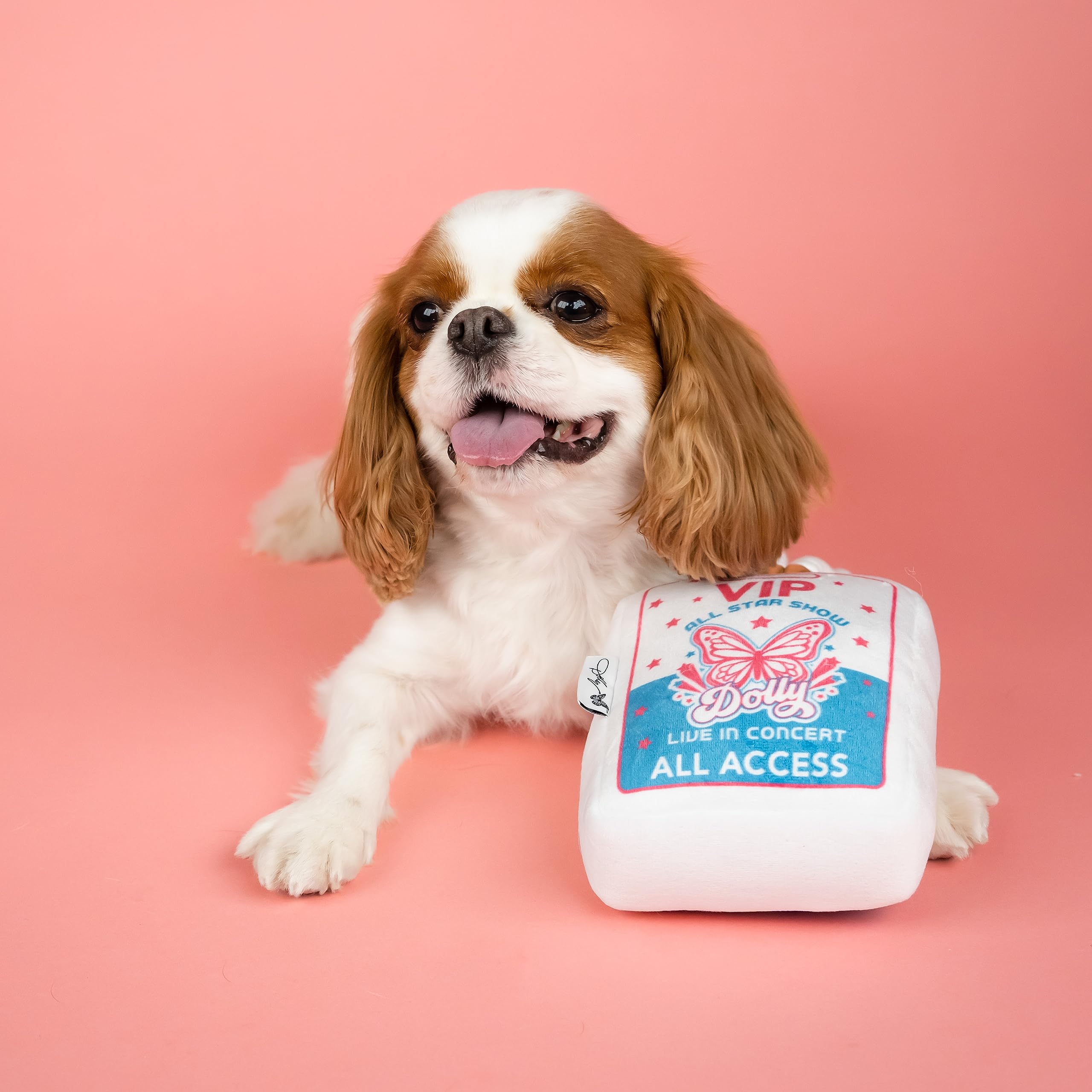 Doggy Parton Plush Dog Toys Collection - Vip All Access Pass