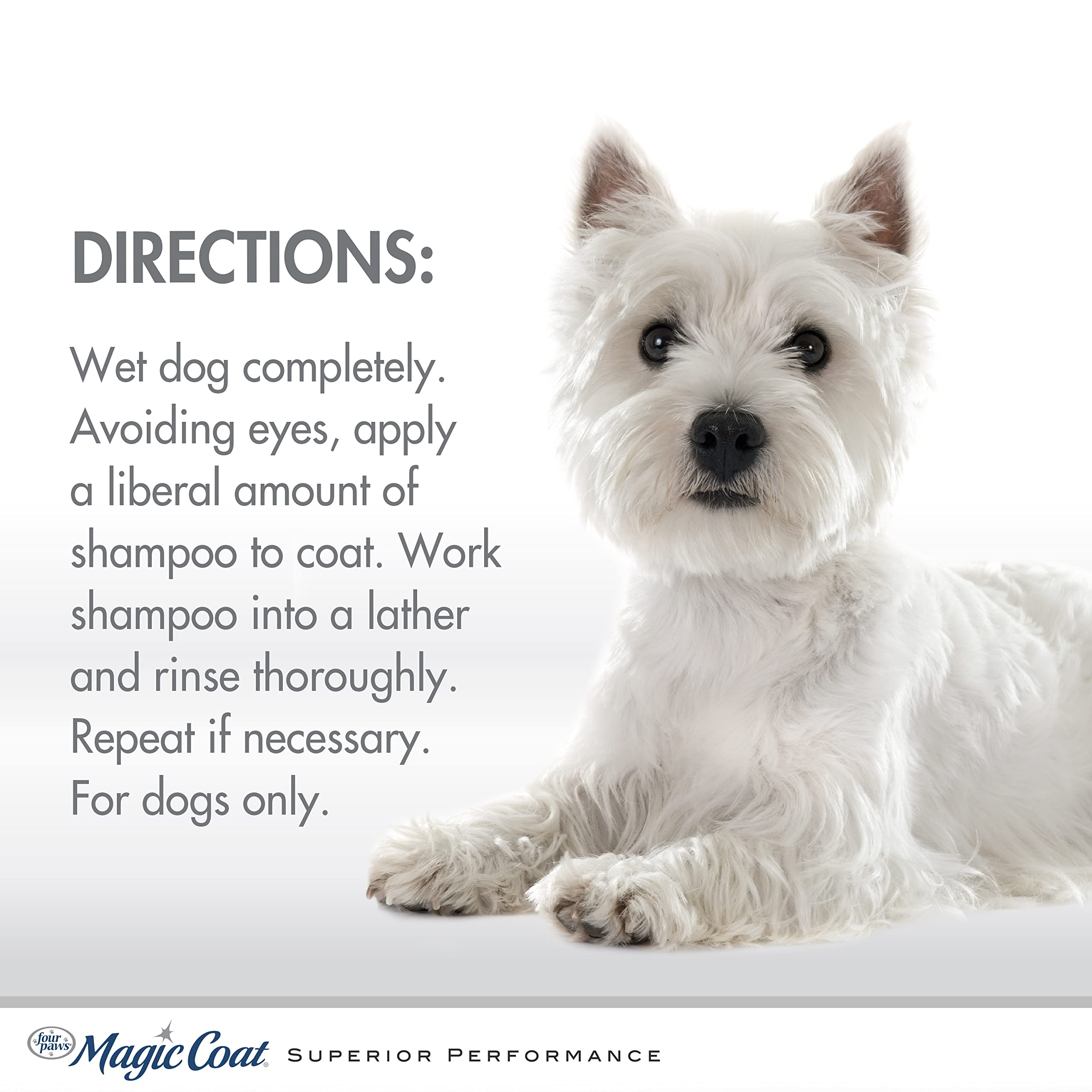 Four Paws Magic Coat Bright White Dog Shampoo Bright White Dog Shampoo 16 Ounces (1 Count)