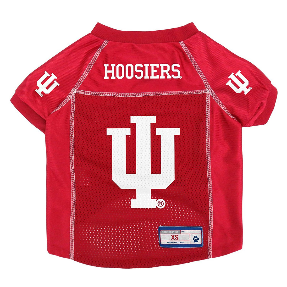 Littlearth Unisex-Adult Ncaa Indiana Hoosiers Basic Pet Jersey, Team Color, Medium