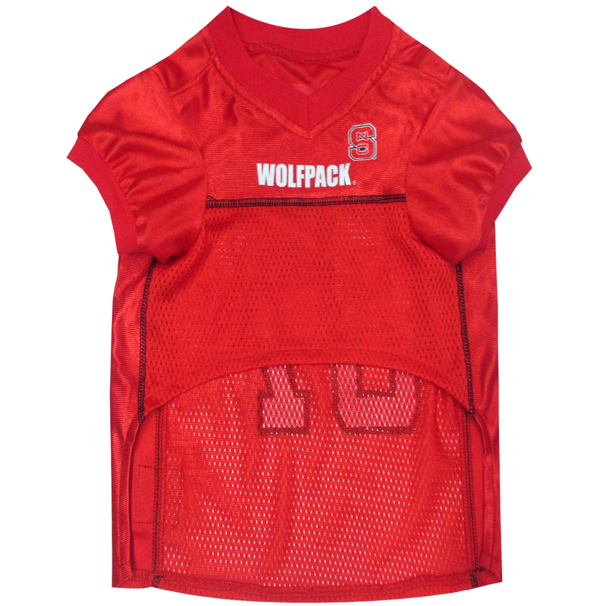 Pets First NCAA College North Carolina State Wolfpack Mesh Jersey for DOGS & CATS, Large. Licensed Dog Jersey with your Favorite