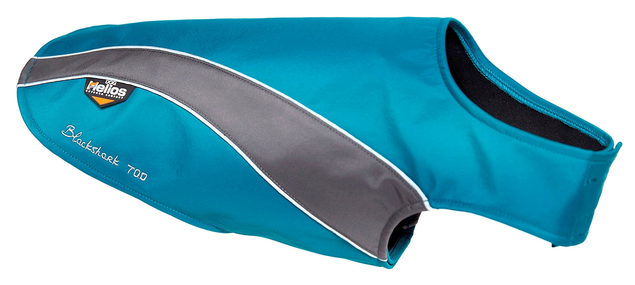 DOGHELIOS 'High Octane' Softshell Neoprene Polar Fleece Reflective Performance Pet Dog Coat Jacket w/Blackshark Technology, Medi