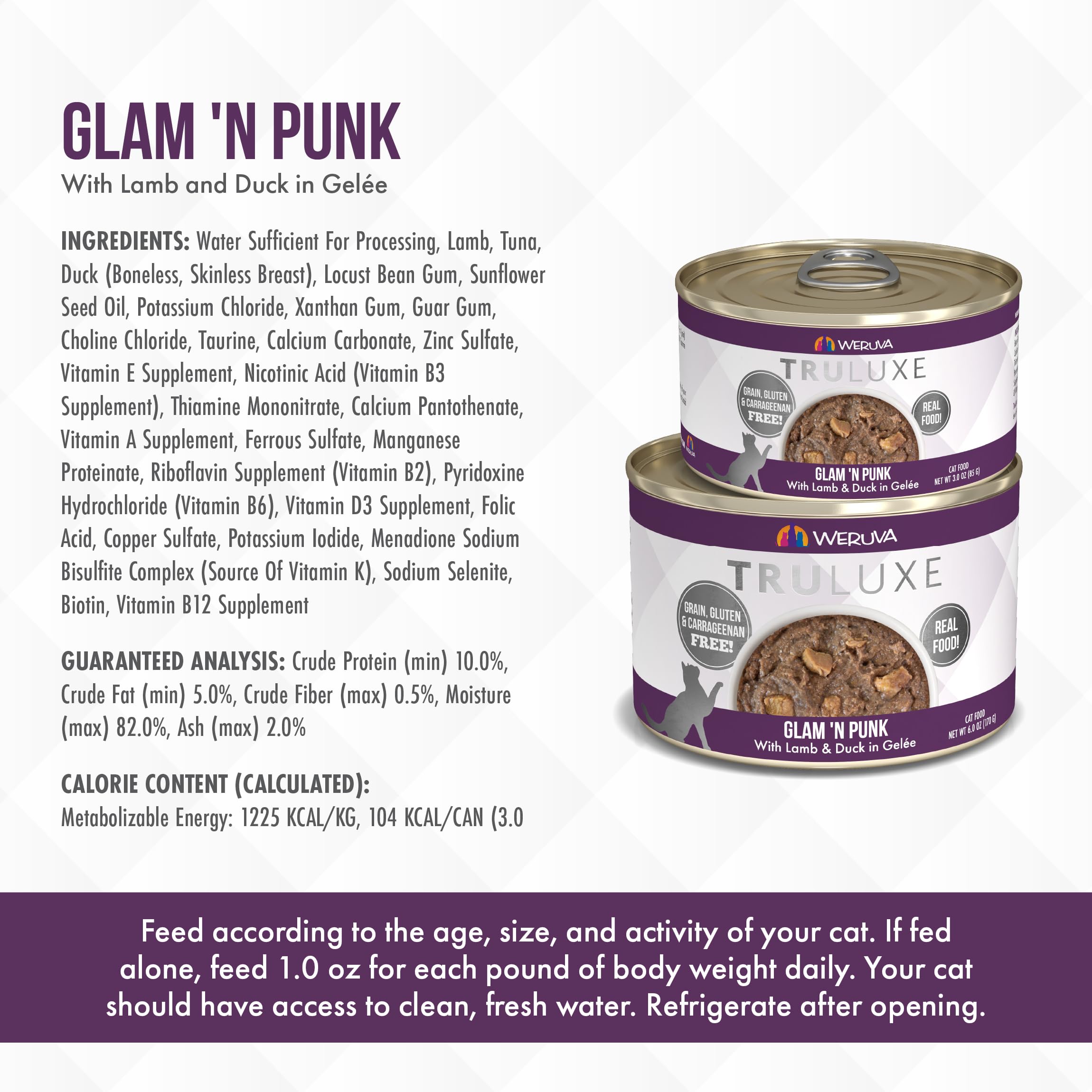 Weruva TruLuxe Cat Food, Pretty in Pink with Wild-Caught Salmon in Gravy, 6oz Can (Pack of 24)