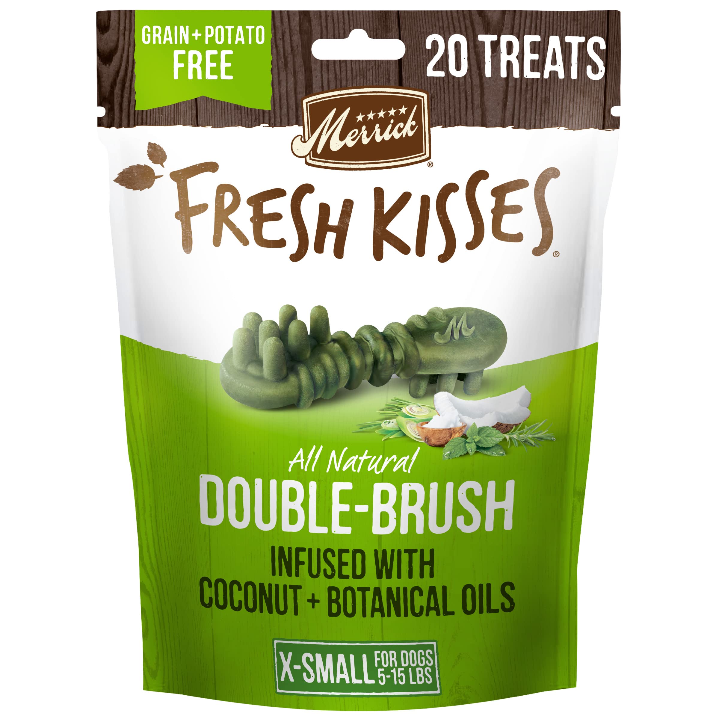 Merrick Dog Fresh Kisses Coconut Xsmall 6Oz 20 Count