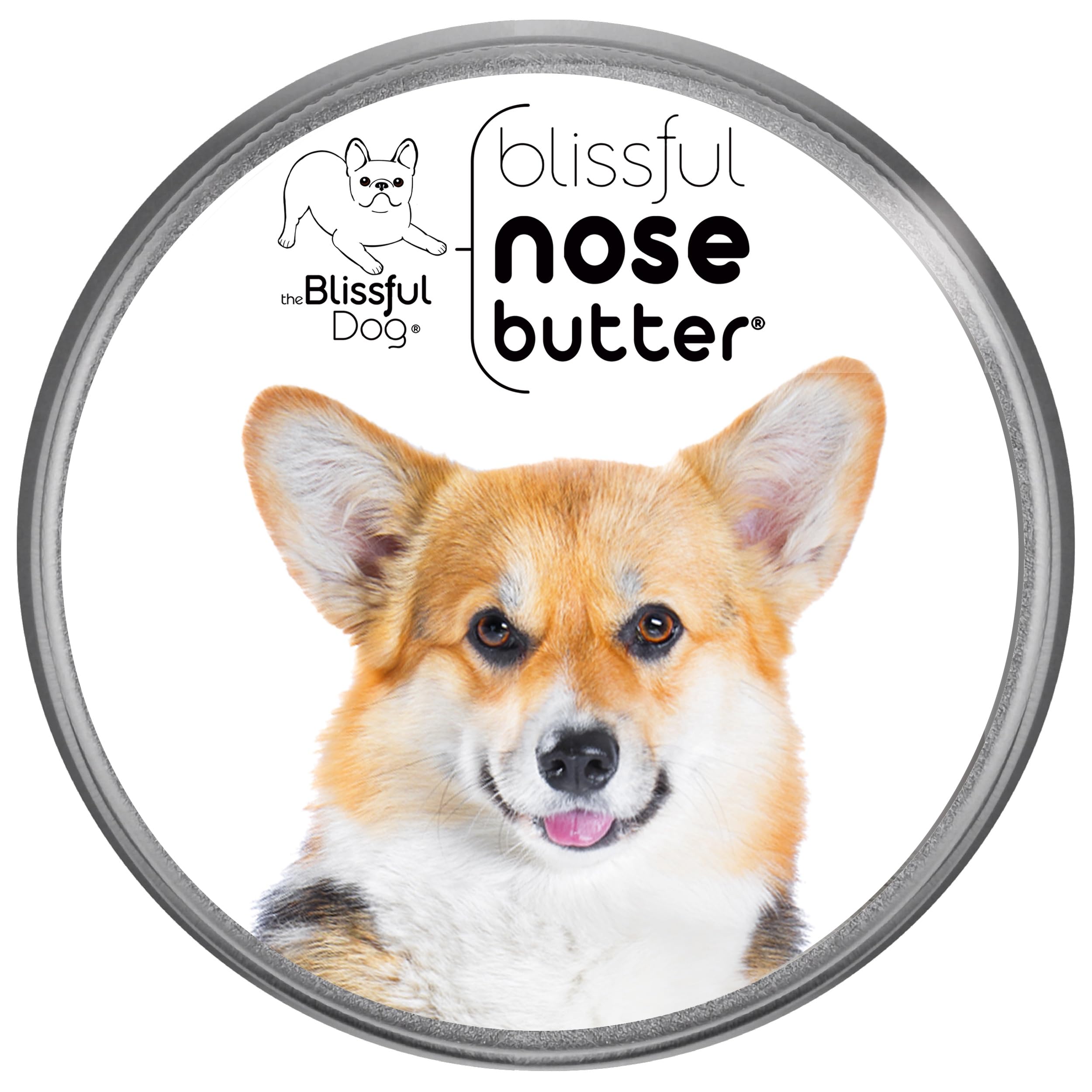 The Blissful Dog Corgi Unscented Nose Butter, 8-Ounce