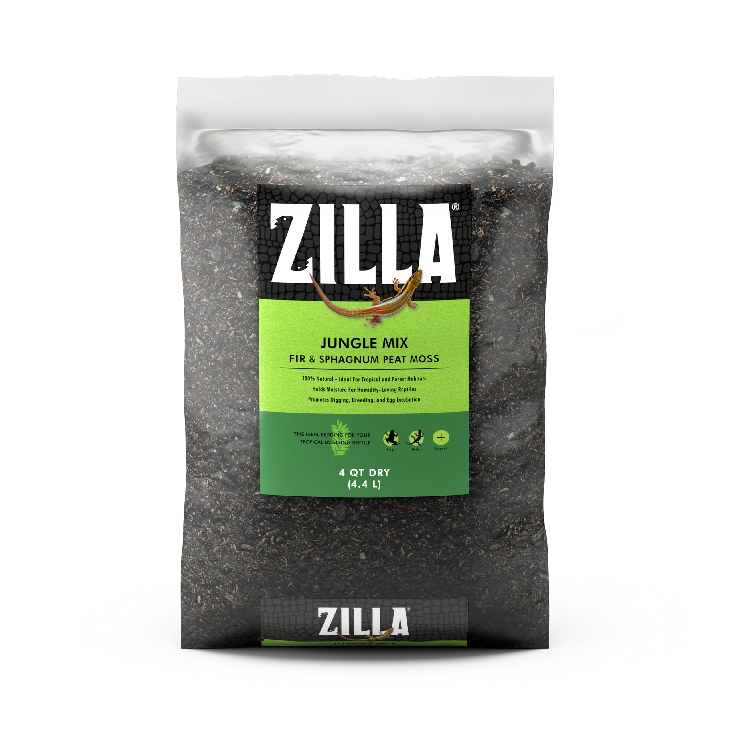 Zilla Jungle Mix Premium Reptile Bedding - 4 Qt