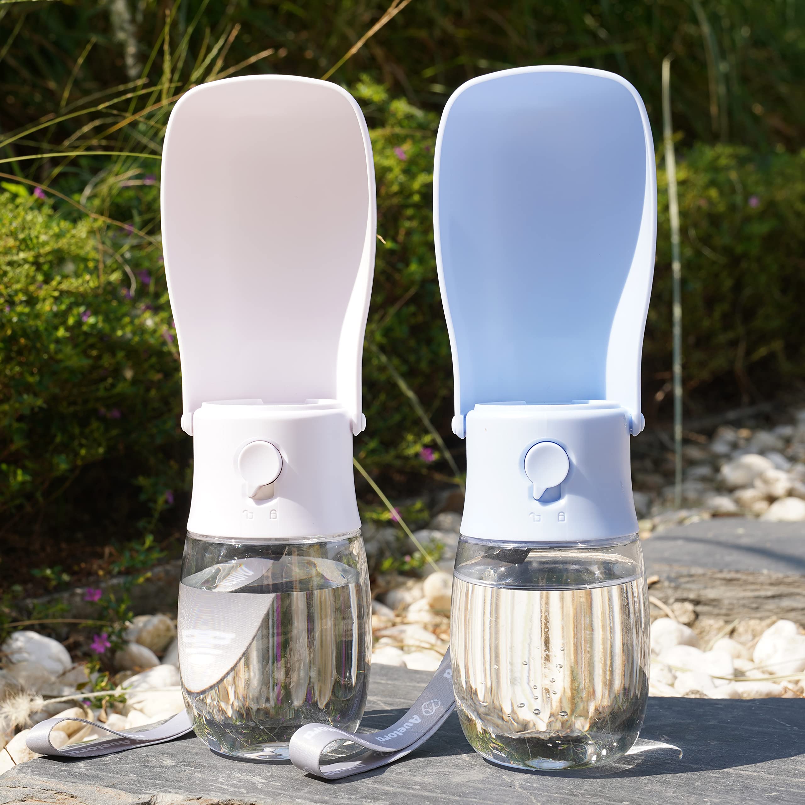 AVELORA Foldable Dog Water Bottle,Portable Dog Water Dispenser,Outdoor Pet Water Bottle for Dog,Cat,Puppy,Walking,Hiking,Travel.