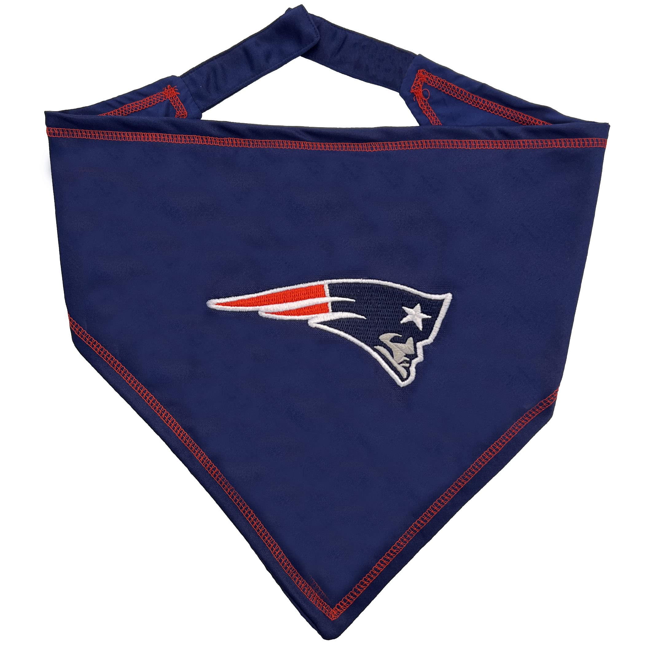 Pets First Nfl New England Patriots Tie Dog Bandana, Small/Medium. Ultimate Game-Day, Party Scarf Bib For Pet Cat Dog (Nep-3550-
