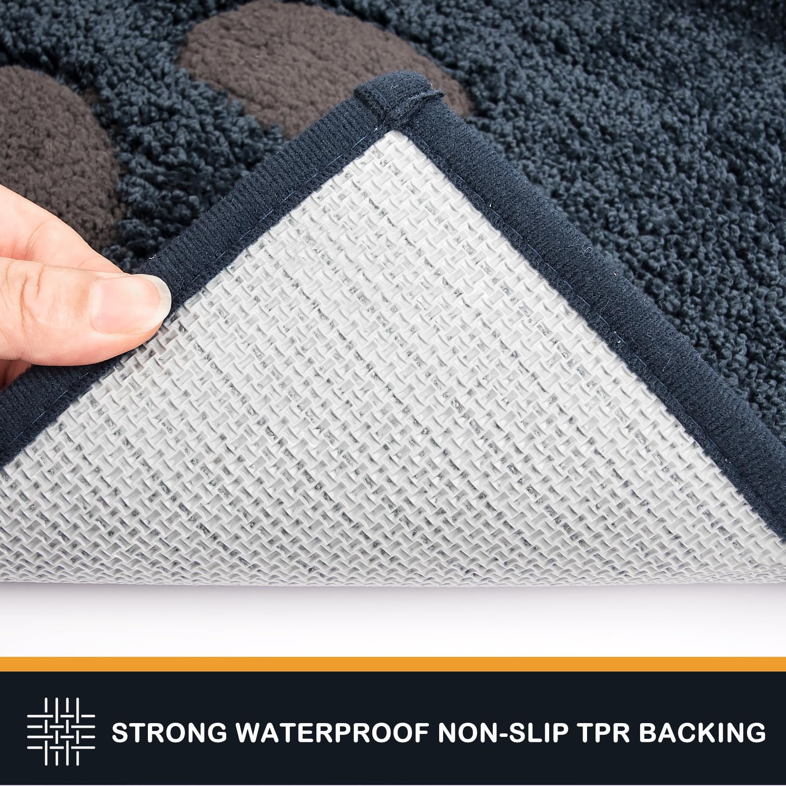 PURRUGS Dirt Trapper Door Mat 32  x 70 , Non-Skid/Slip Machine Washable Microfiber Entryway Rug, Dog Doormat, Super Absorbent We