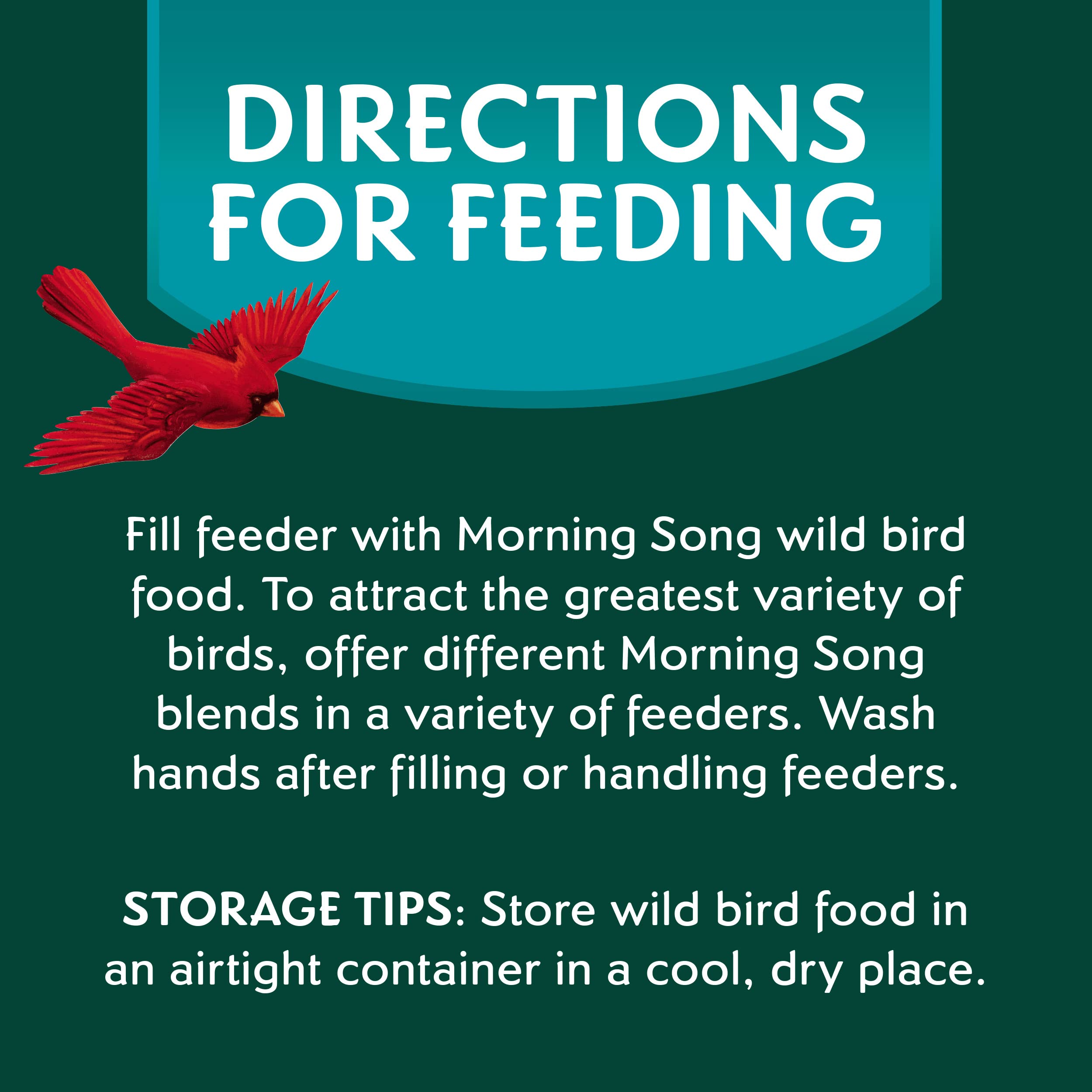 Morning Song Premium No Mess Wild Bird Food, 10-Pound Bag, Shell Free, Corn Ingredients