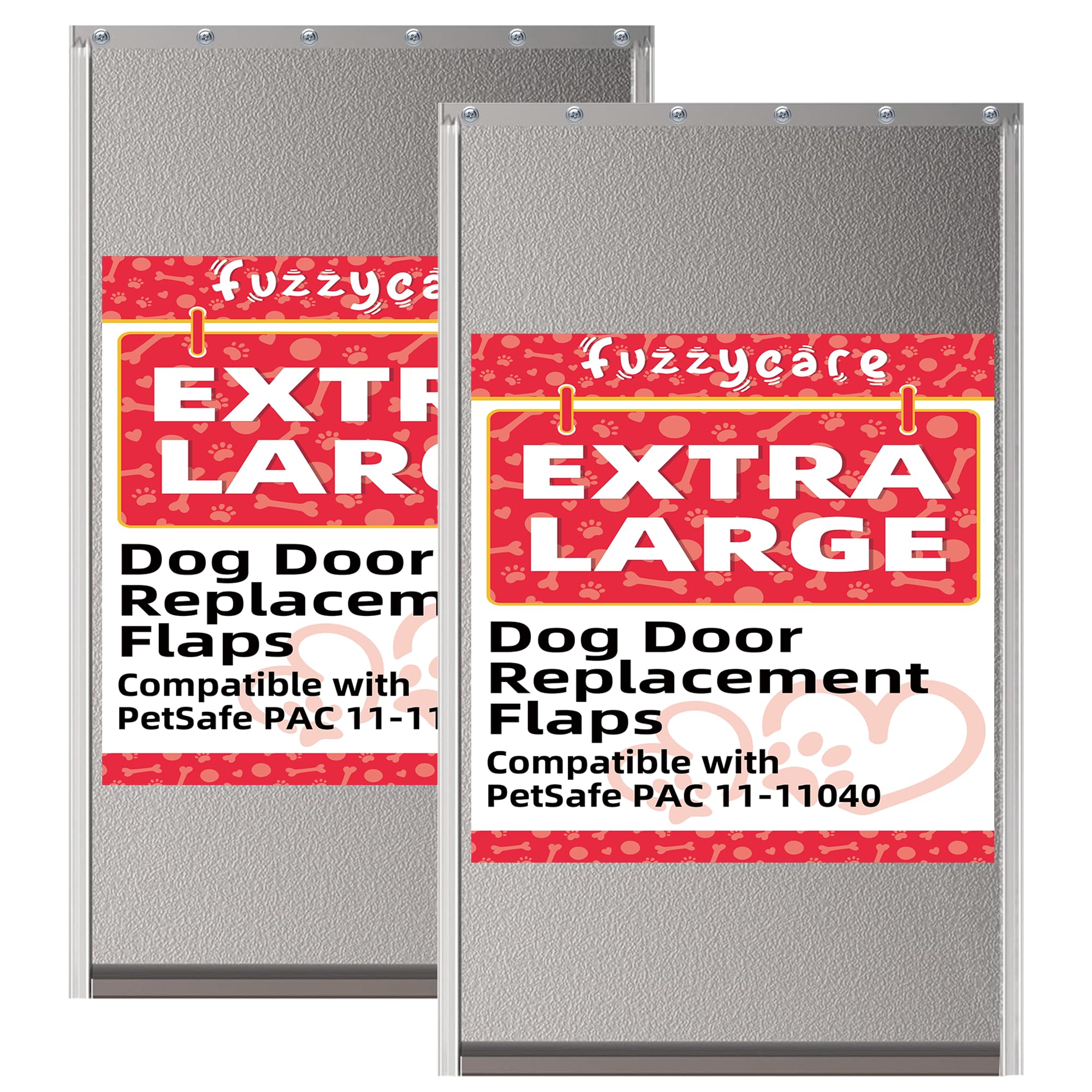 2PACK Extra Large Dog Door Replacement Flap with Screws,Doggie Door Replacement Flaps Compatible with PetSafe Freedom Doggie Doo