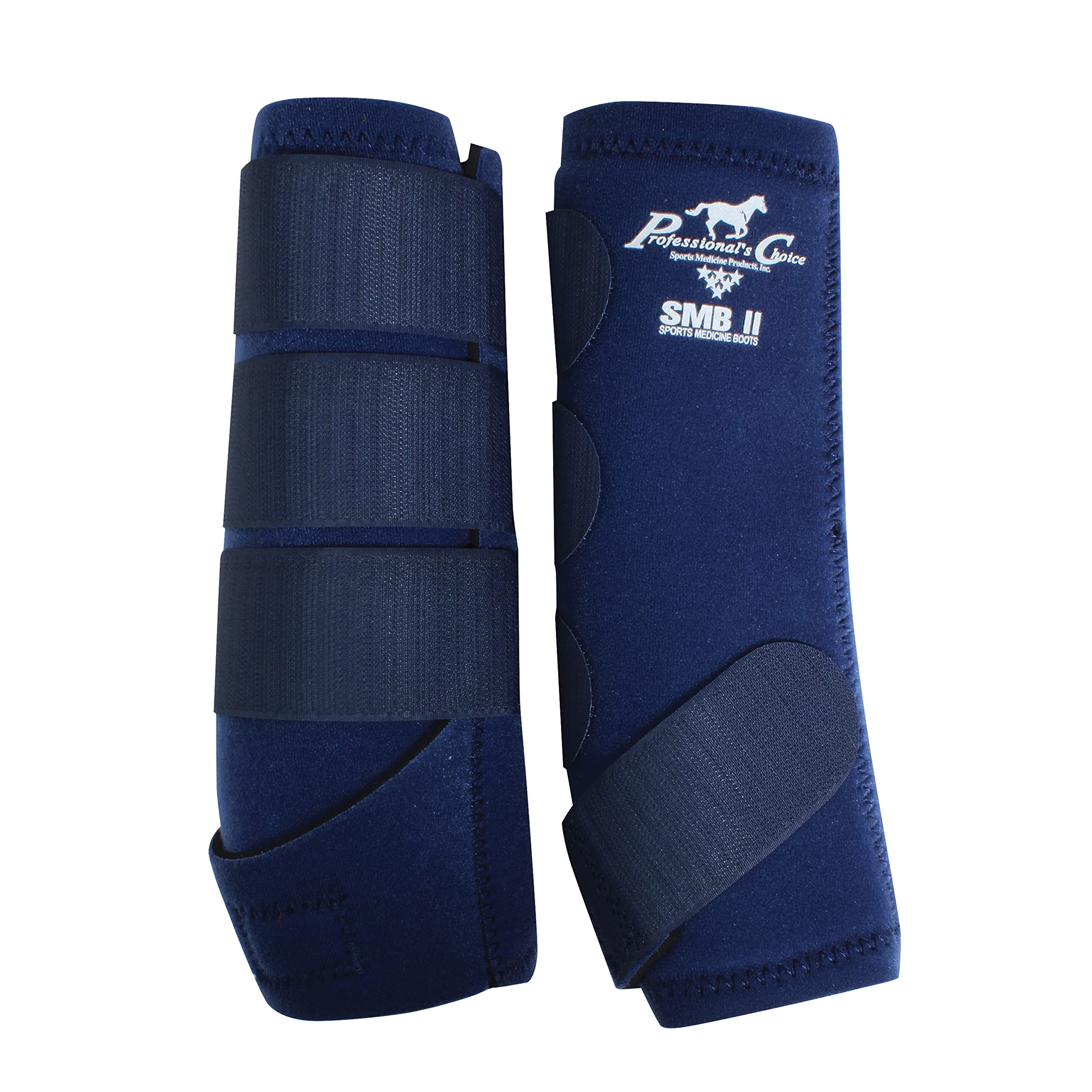 Professionals Choice Equine SMBII Leg Boots | Sold in Pairs | Navy | Small