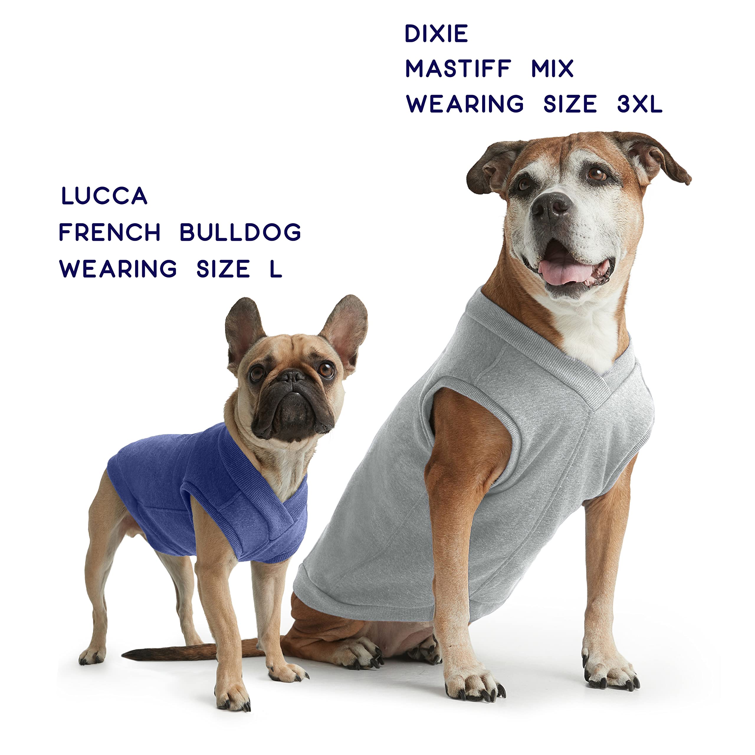 Espawda Casual Stretch Comfort Cotton Dog Sweatshirt Sweater Vest For Small Dogs, Medium Dogs, Big Dogs (X-Large, Lime Green)