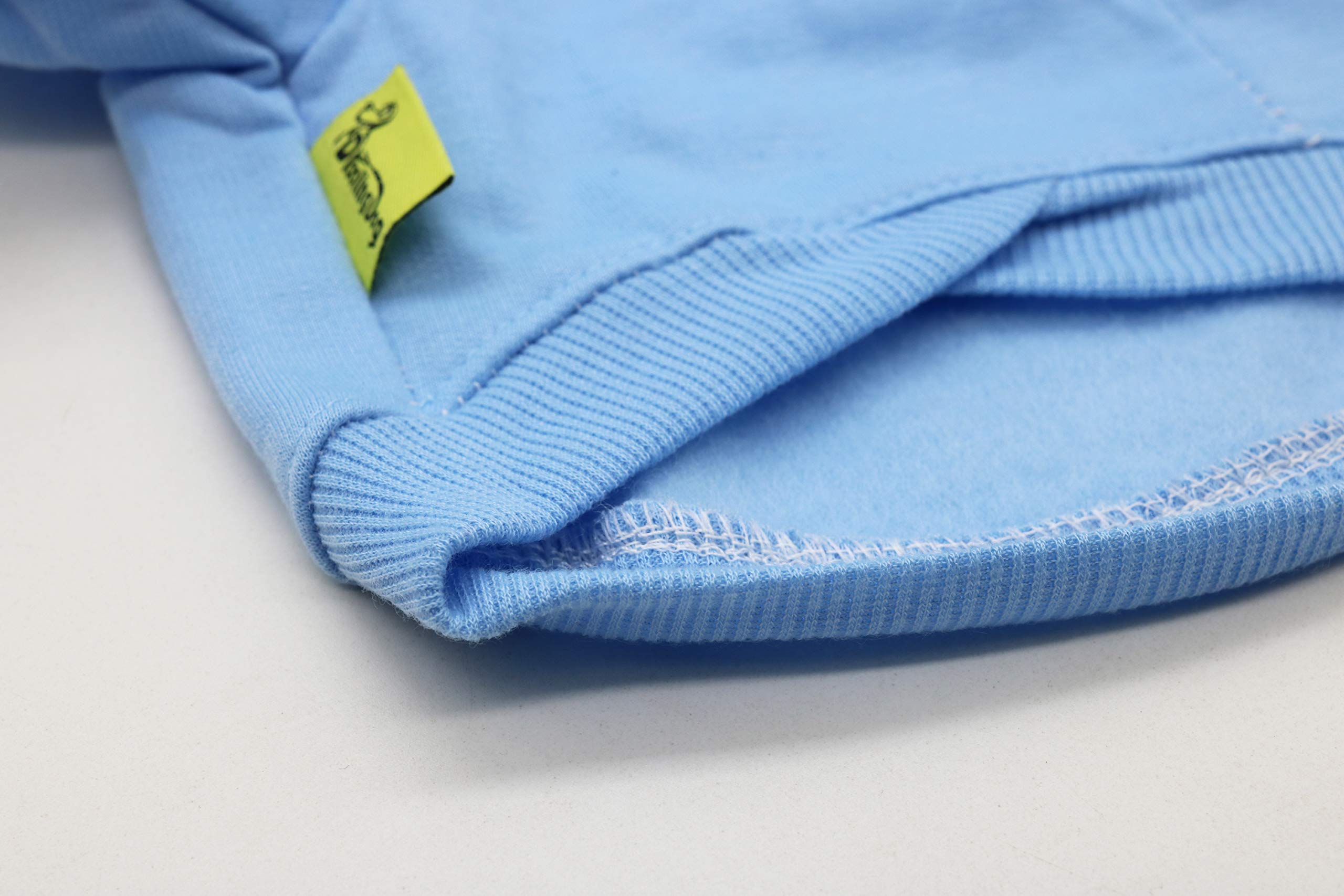 Droolingdog Dog Clothes I Love My Mom Hoodie Puppy Shirts For Small Dogs, Large, Blue